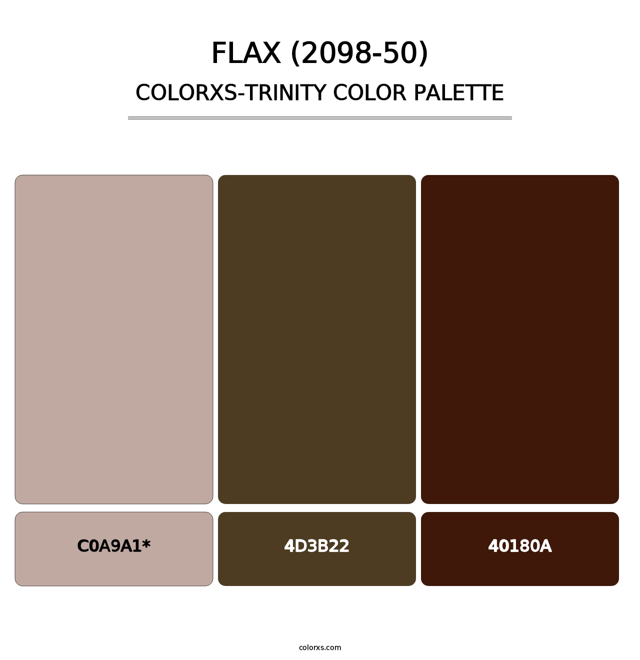 Flax (2098-50) - Colorxs Trinity Palette