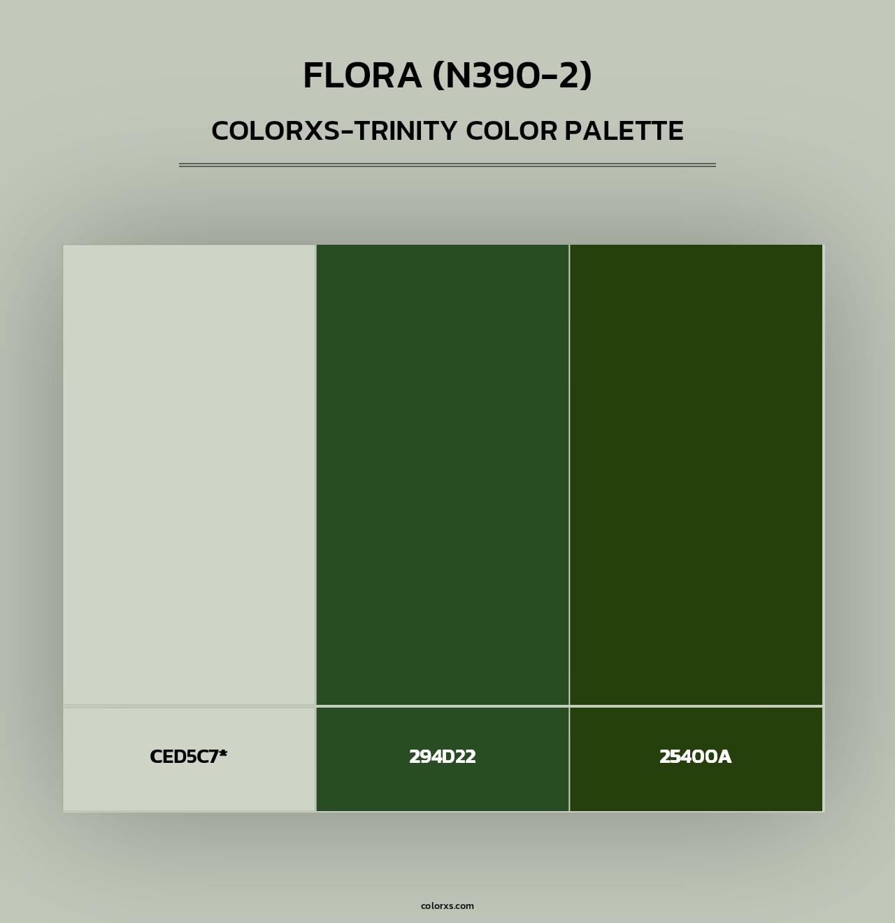 Flora (N390-2) - Colorxs Trinity Palette