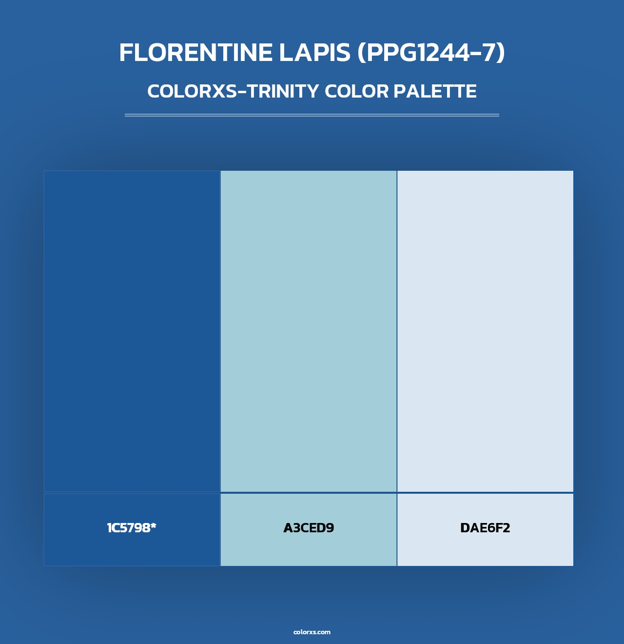 Florentine Lapis (PPG1244-7) - Colorxs Trinity Palette