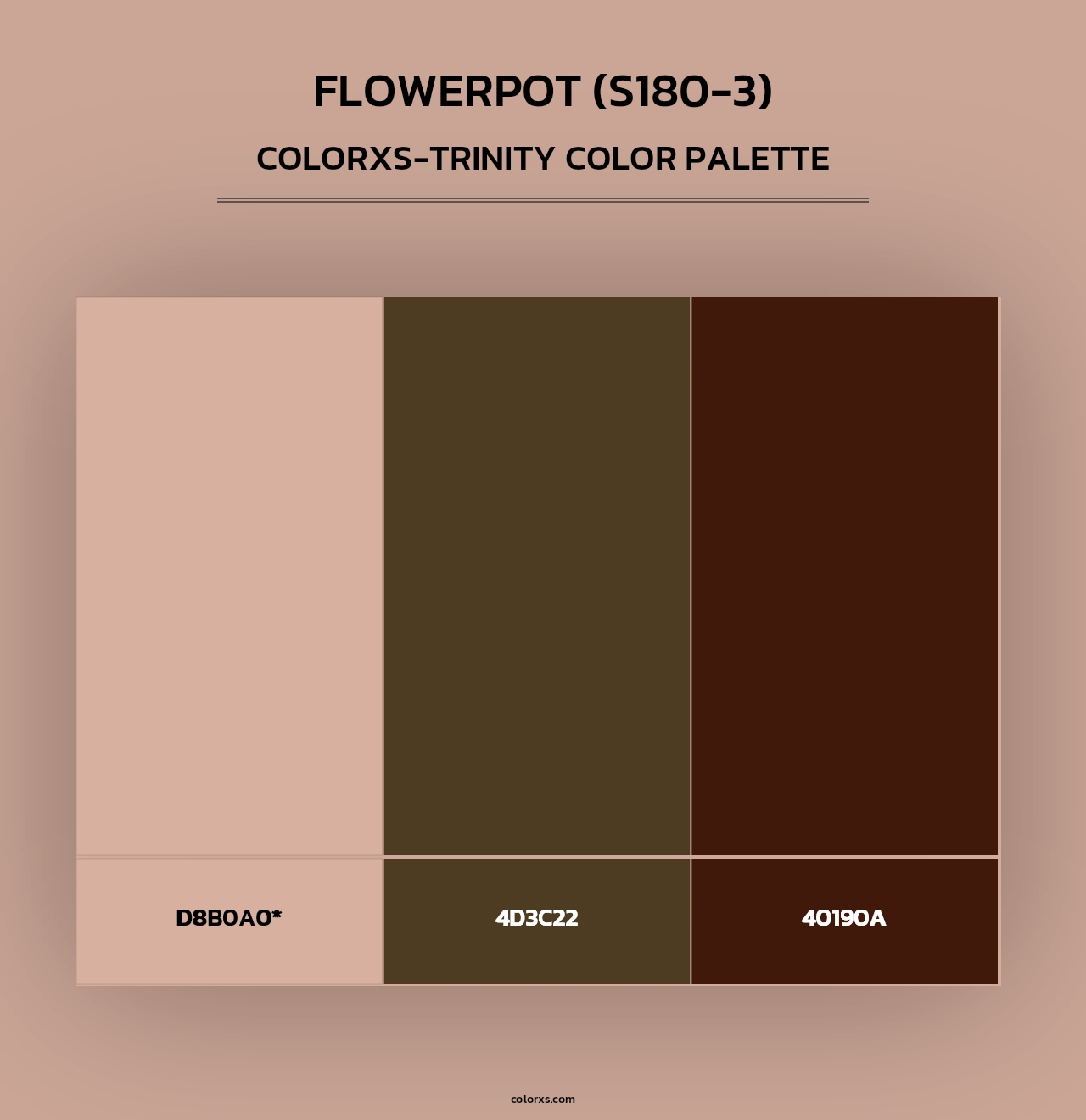 Flowerpot (S180-3) - Colorxs Trinity Palette