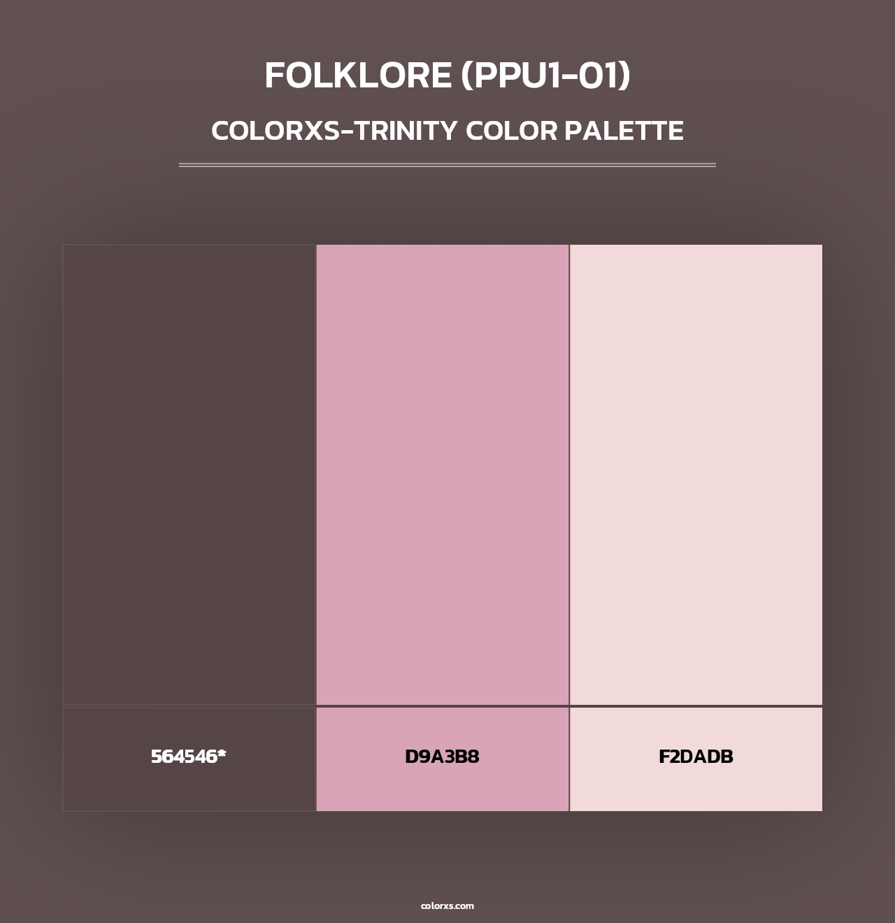 Folklore (PPU1-01) - Colorxs Trinity Palette