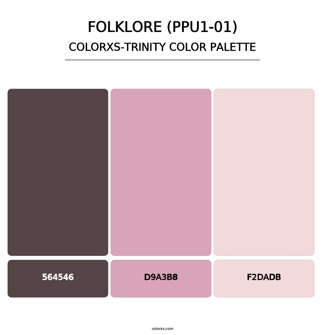 Folklore (PPU1-01) - Colorxs Trinity Palette
