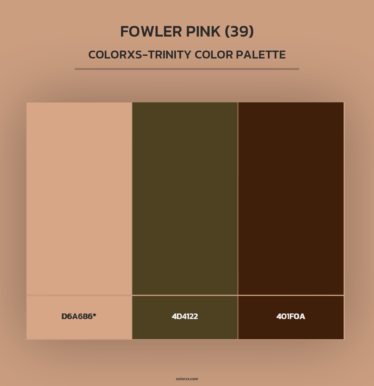 Fowler Pink (39) - Colorxs Trinity Palette