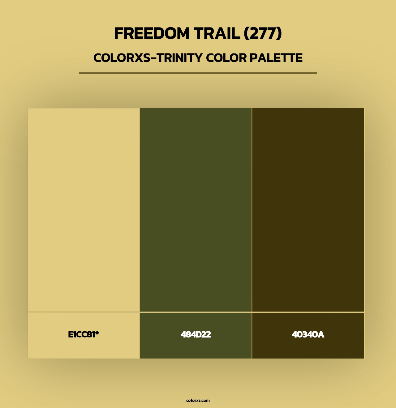 Freedom Trail (277) - Colorxs Trinity Palette