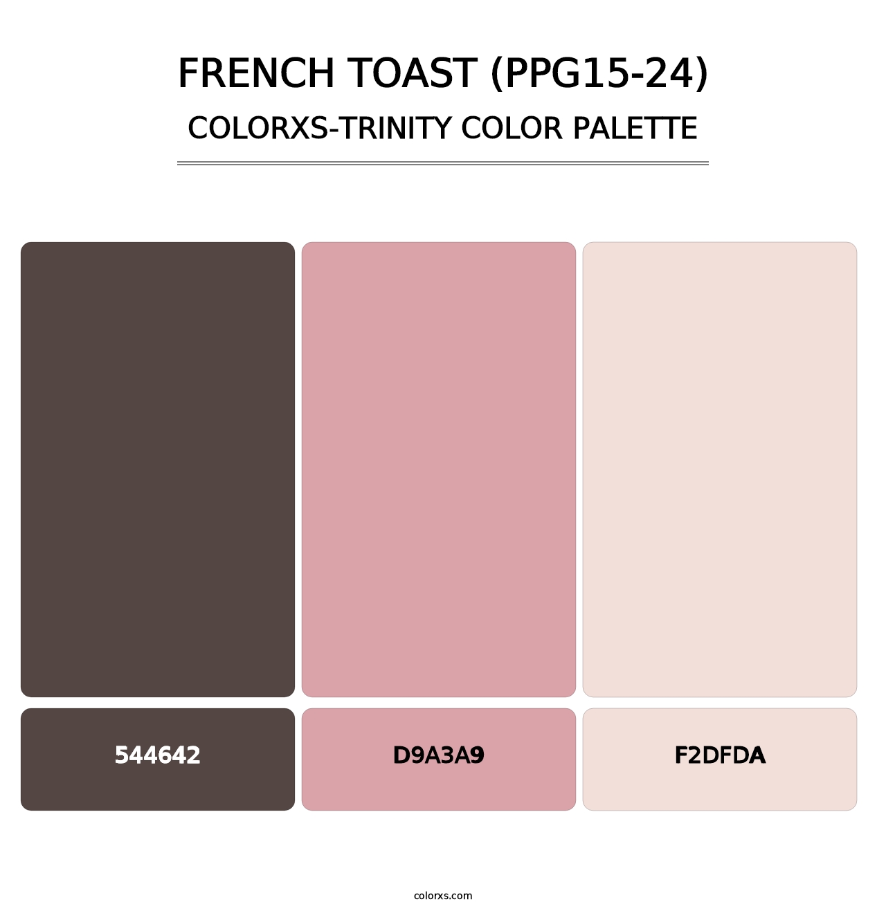 French Toast (PPG15-24) - Colorxs Trinity Palette