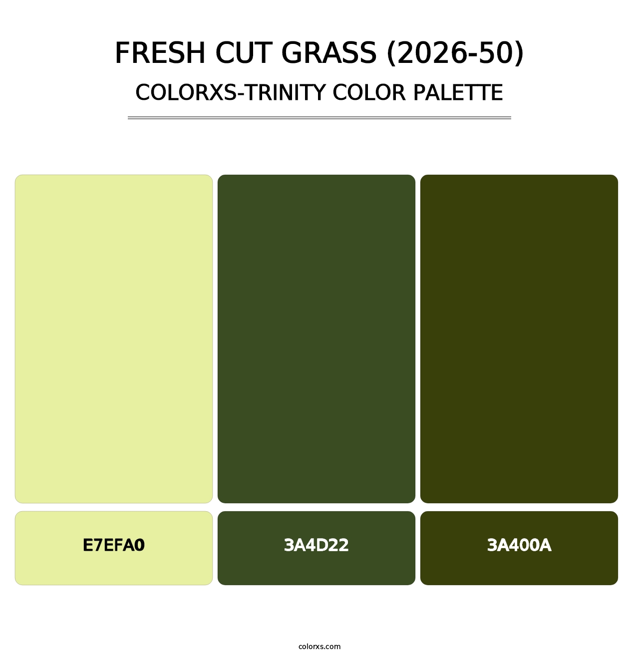 Fresh Cut Grass (2026-50) - Colorxs Trinity Palette