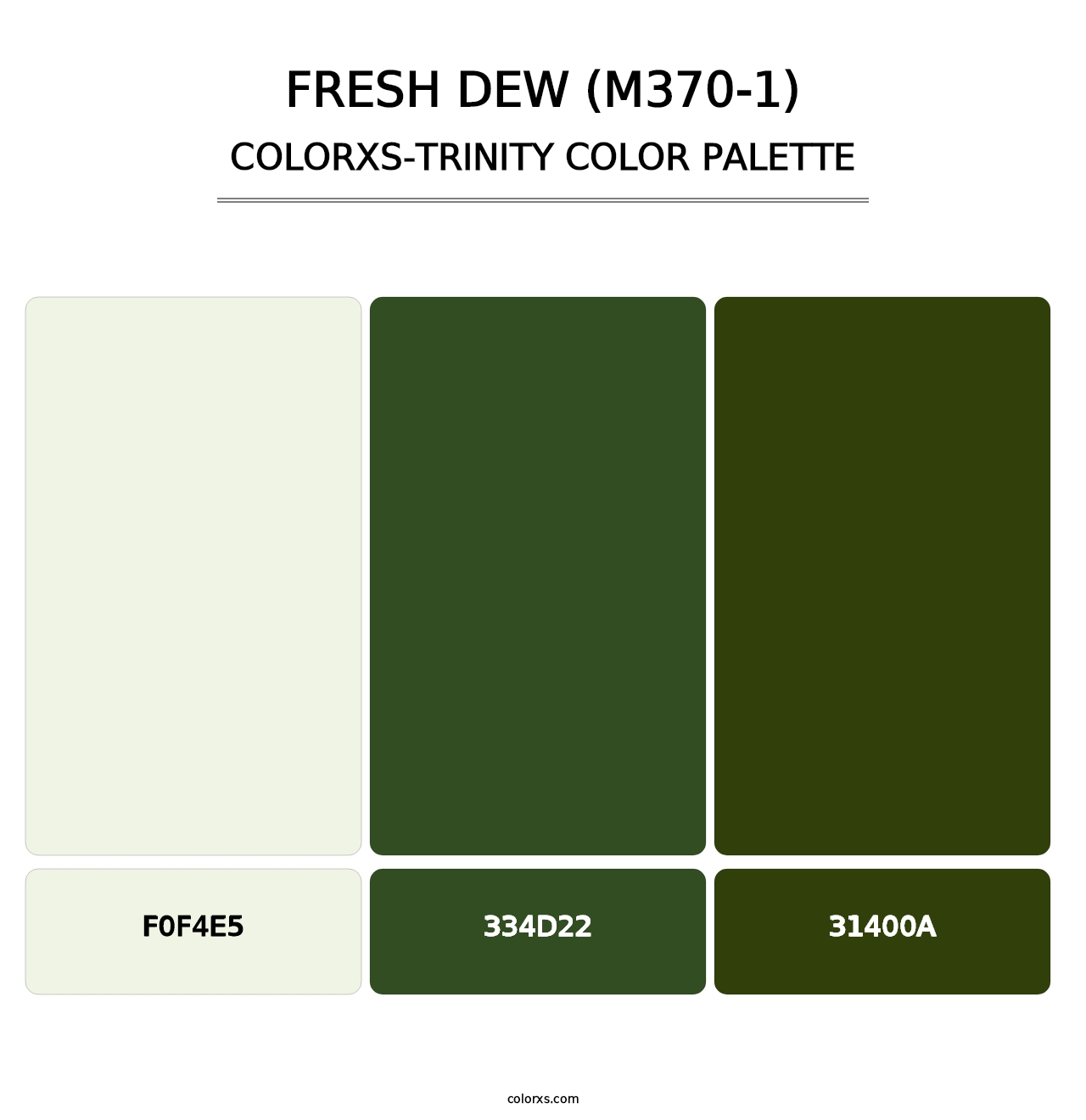 Fresh Dew (M370-1) - Colorxs Trinity Palette