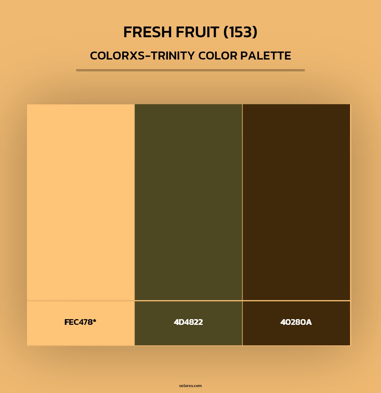 Fresh Fruit (153) - Colorxs Trinity Palette