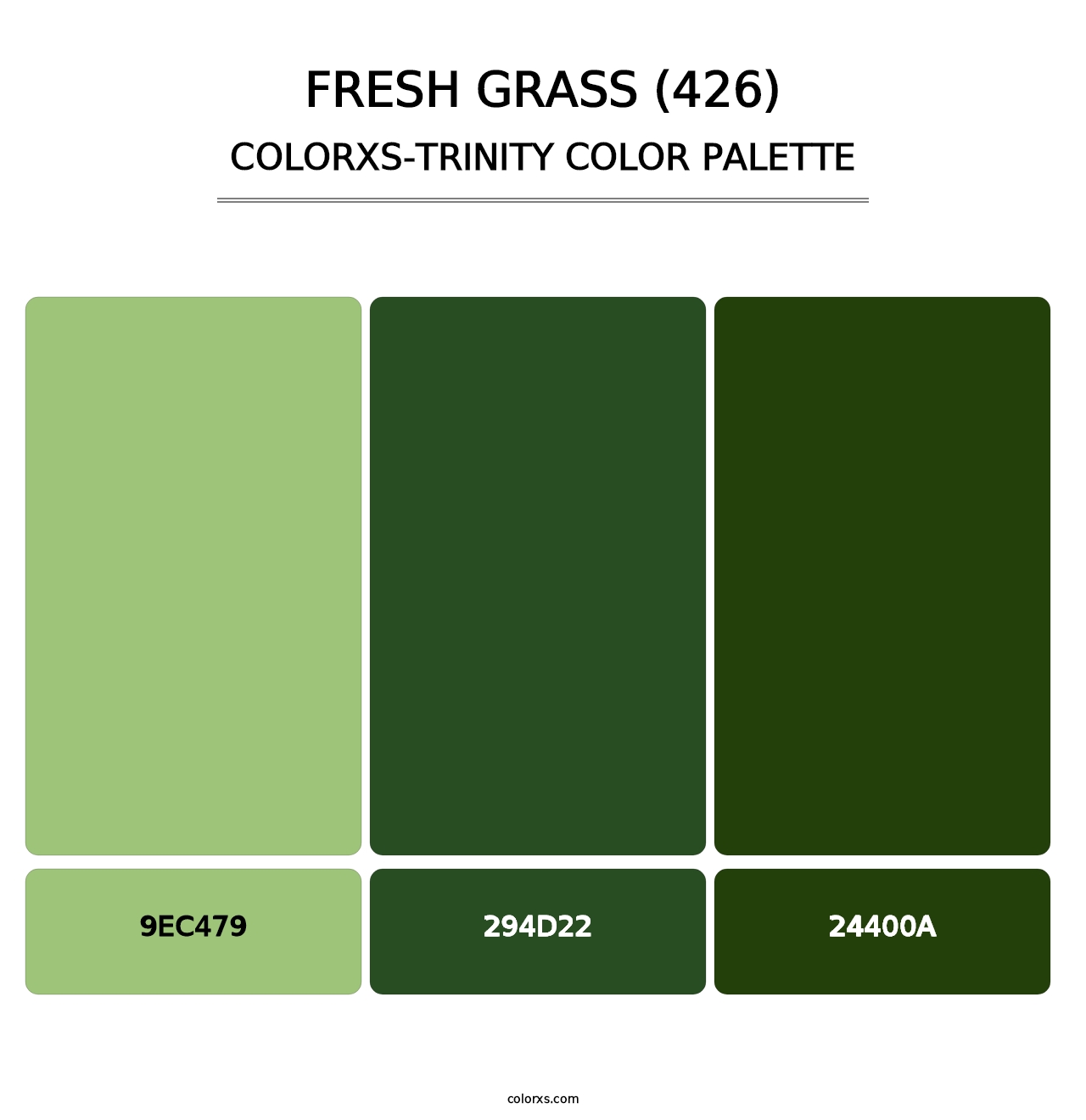 Fresh Grass (426) - Colorxs Trinity Palette