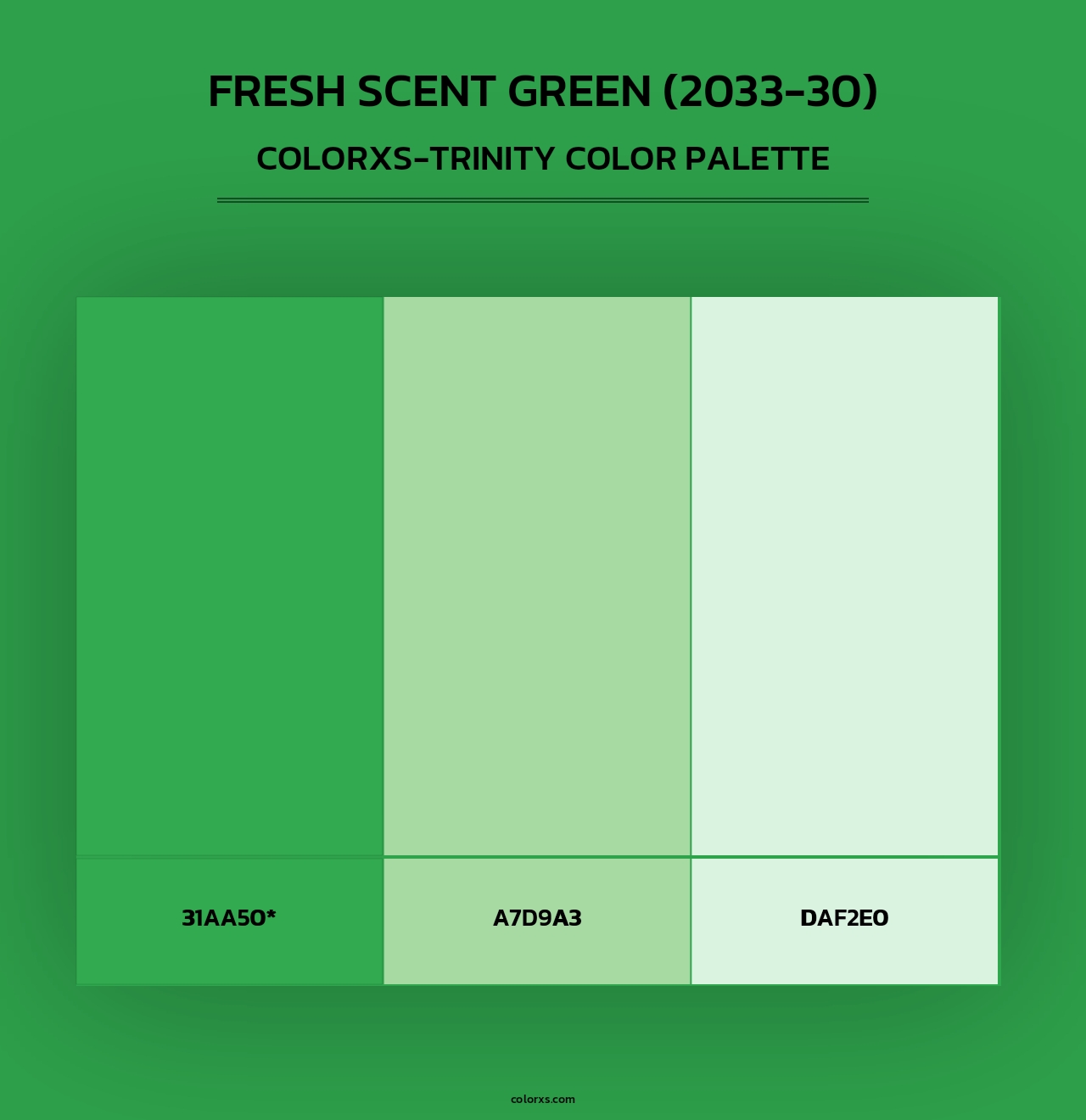 Fresh Scent Green (2033-30) - Colorxs Trinity Palette