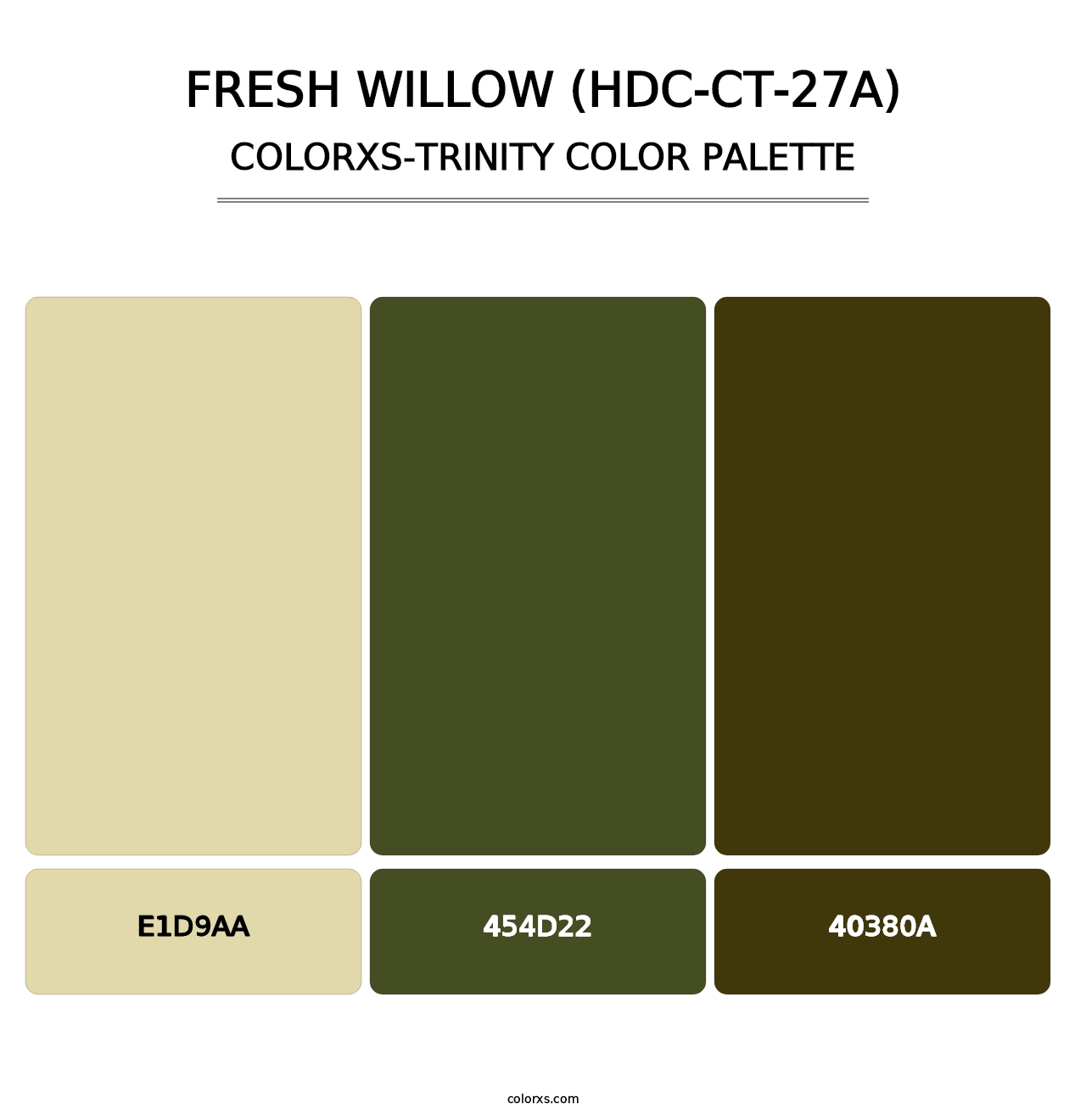 Fresh Willow (HDC-CT-27A) - Colorxs Trinity Palette