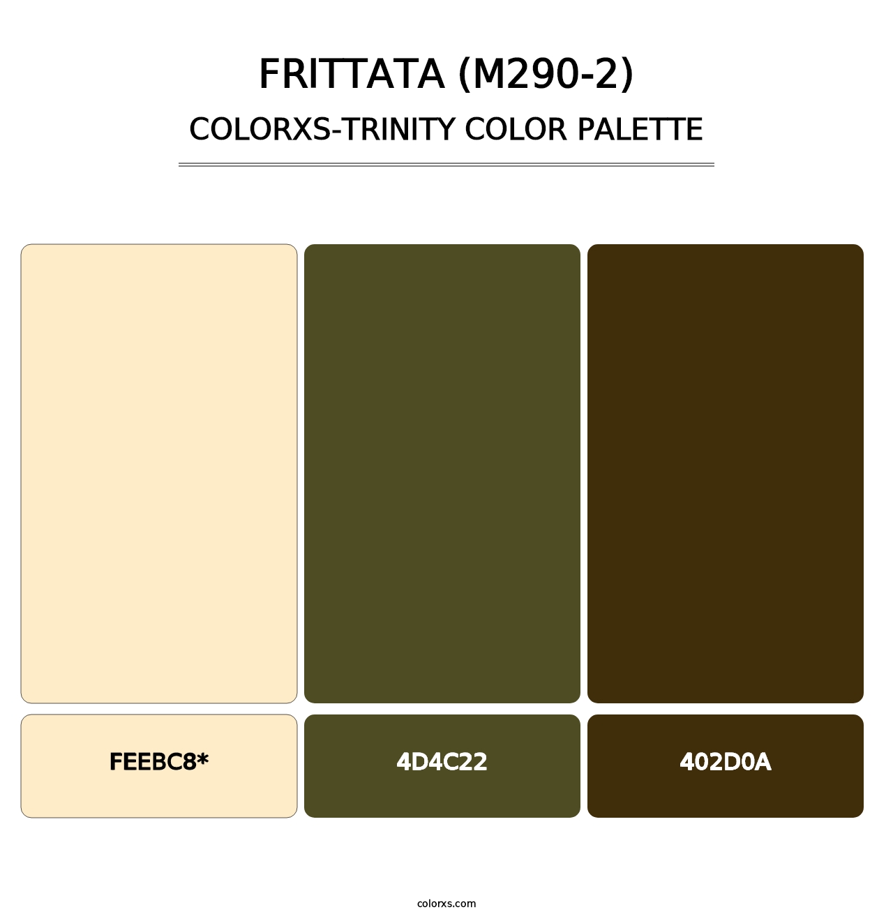 Frittata (M290-2) - Colorxs Trinity Palette