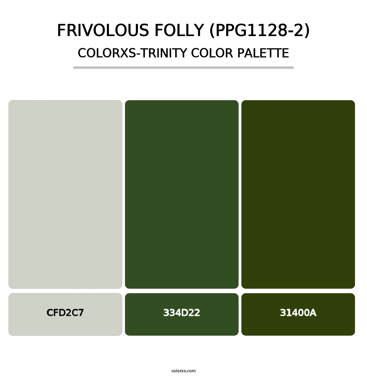 Frivolous Folly (PPG1128-2) - Colorxs Trinity Palette
