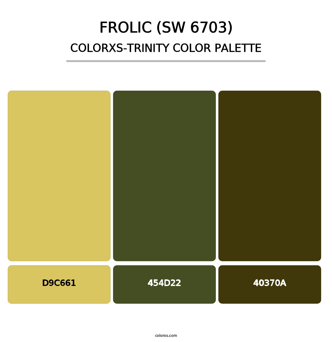 Frolic (SW 6703) - Colorxs Trinity Palette