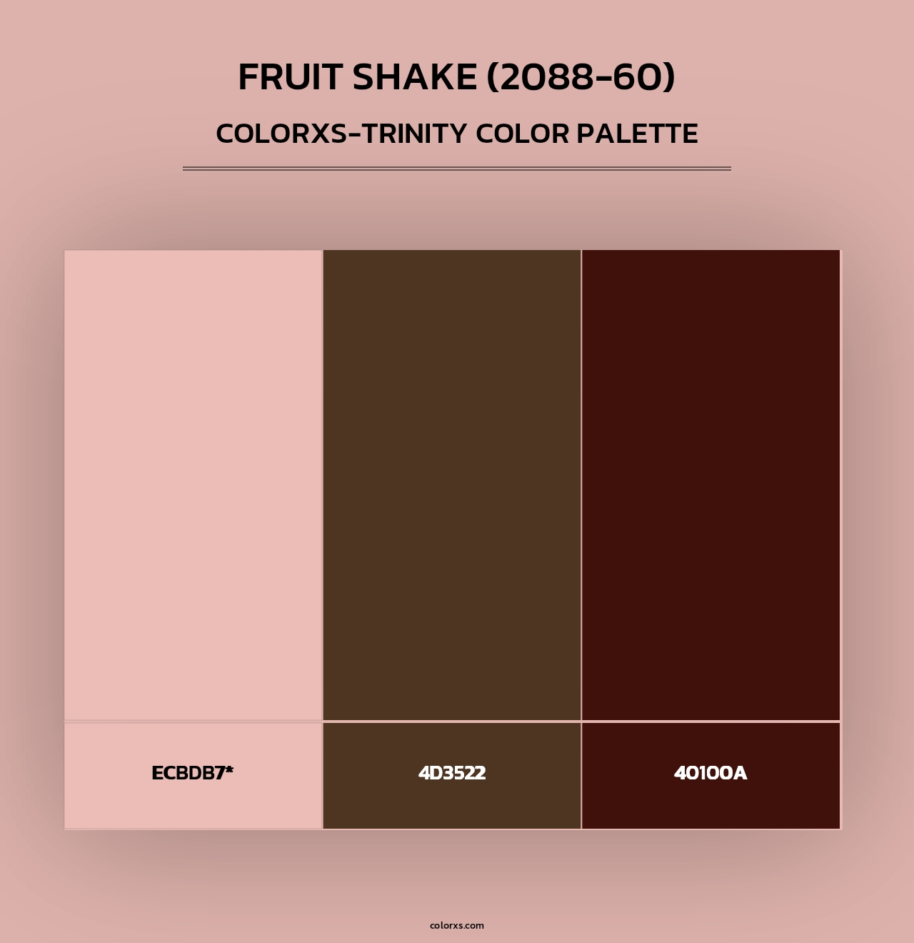 Fruit Shake (2088-60) - Colorxs Trinity Palette