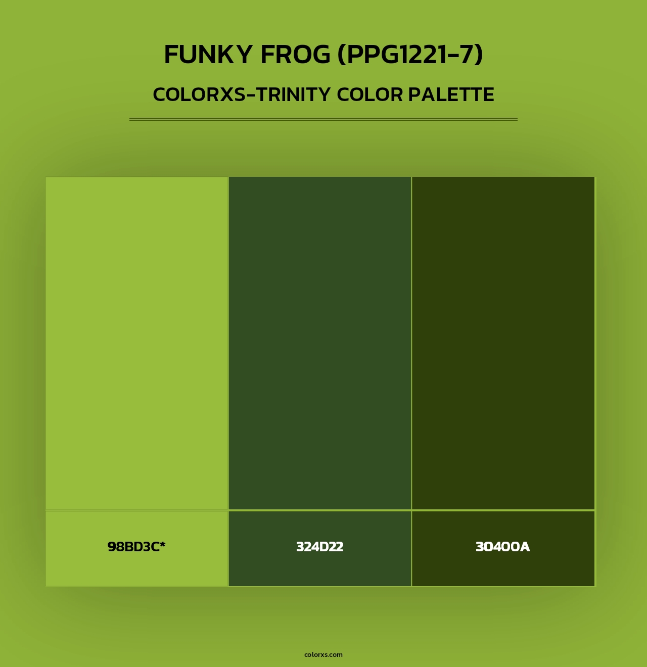 Funky Frog (PPG1221-7) - Colorxs Trinity Palette