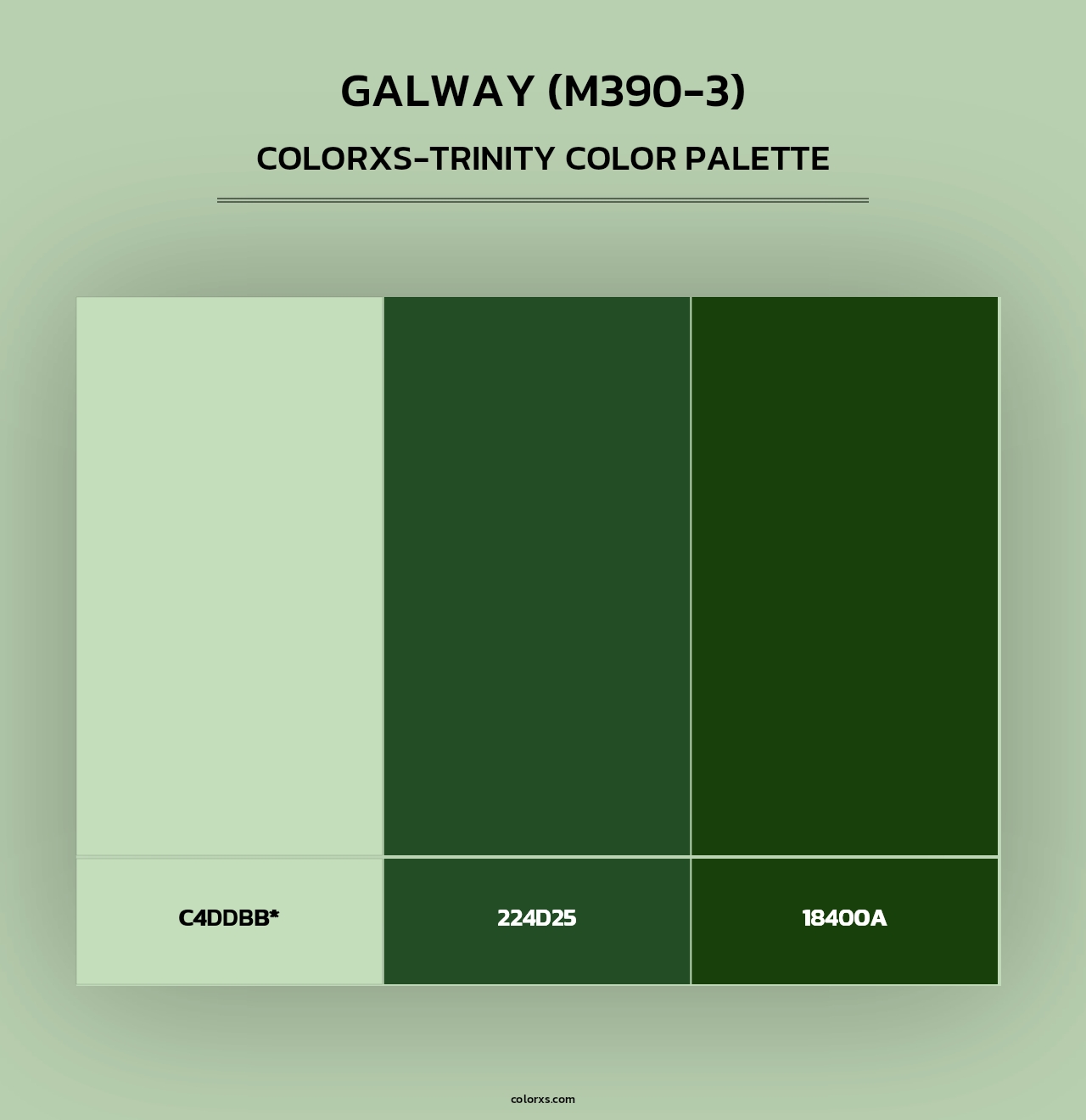 Galway (M390-3) - Colorxs Trinity Palette