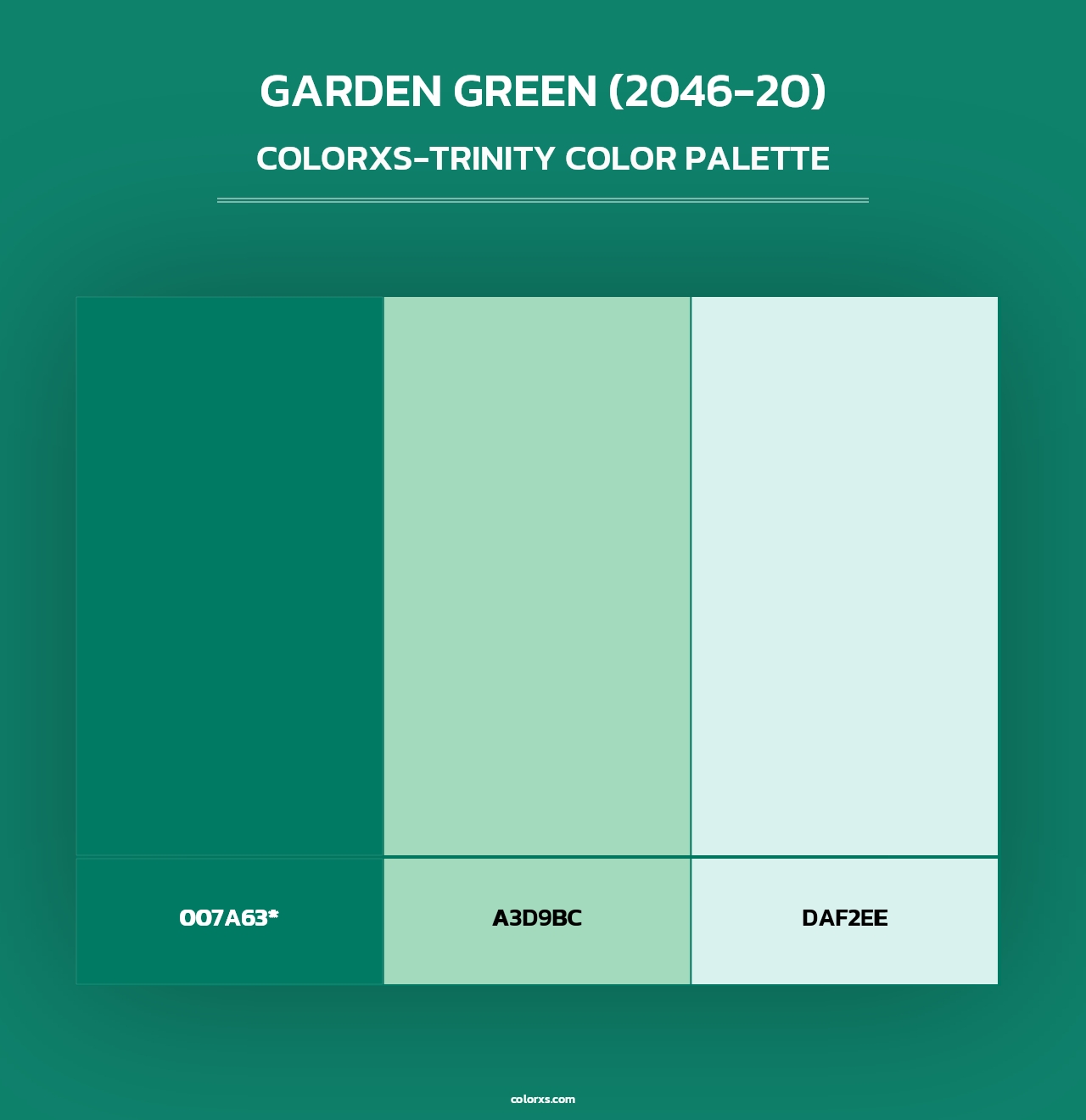 Garden Green (2046-20) - Colorxs Trinity Palette