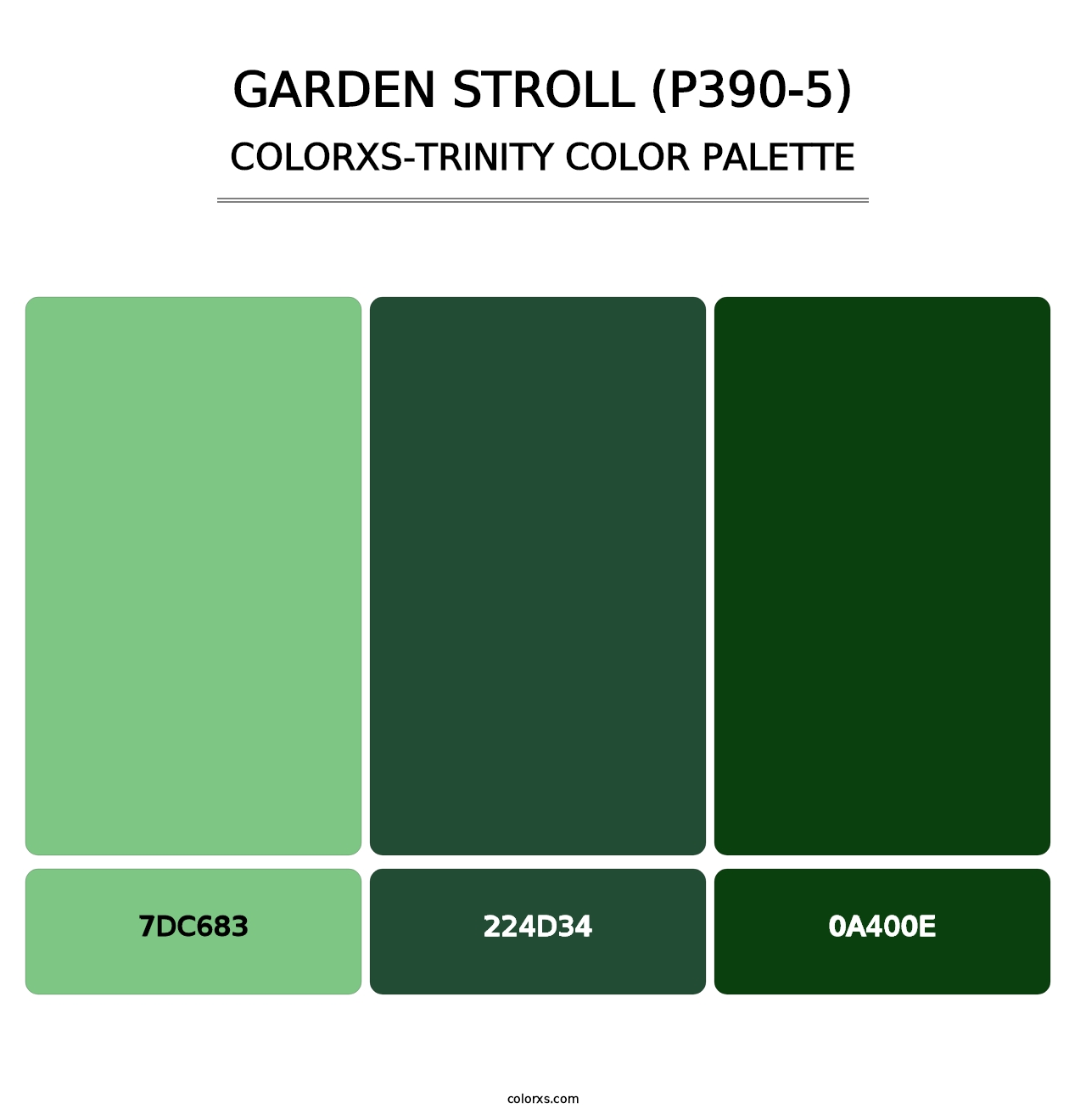 Garden Stroll (P390-5) - Colorxs Trinity Palette