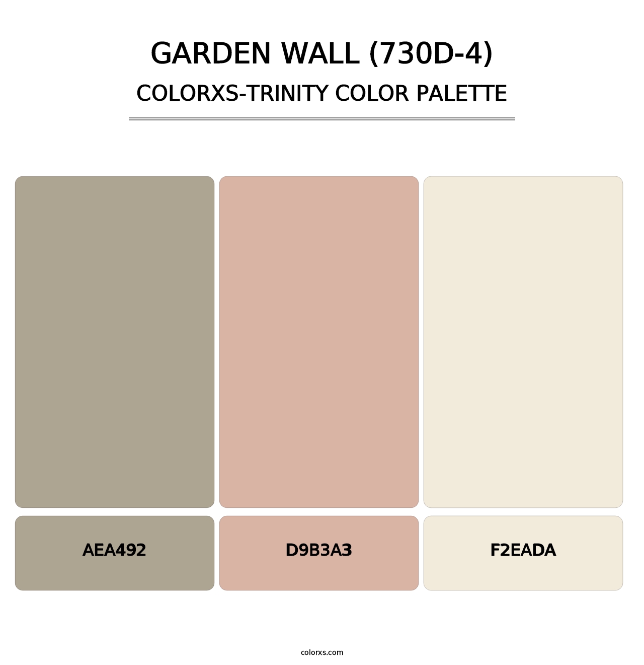Garden Wall (730D-4) - Colorxs Trinity Palette