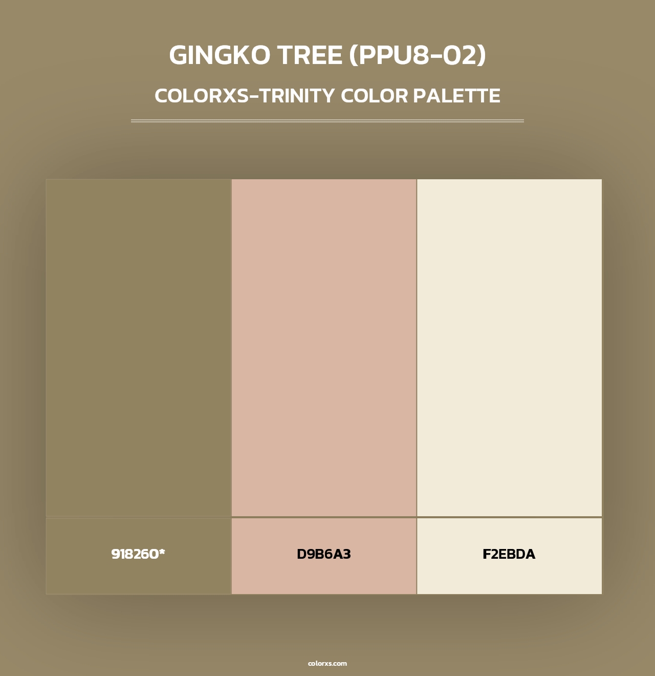 Gingko Tree (PPU8-02) - Colorxs Trinity Palette