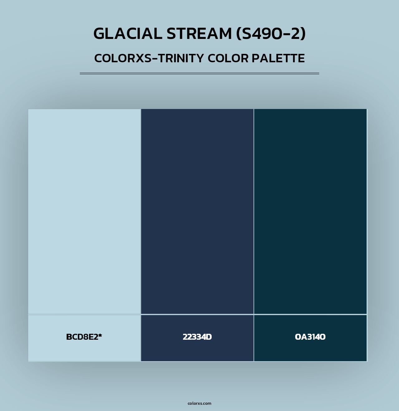 Glacial Stream (S490-2) - Colorxs Trinity Palette