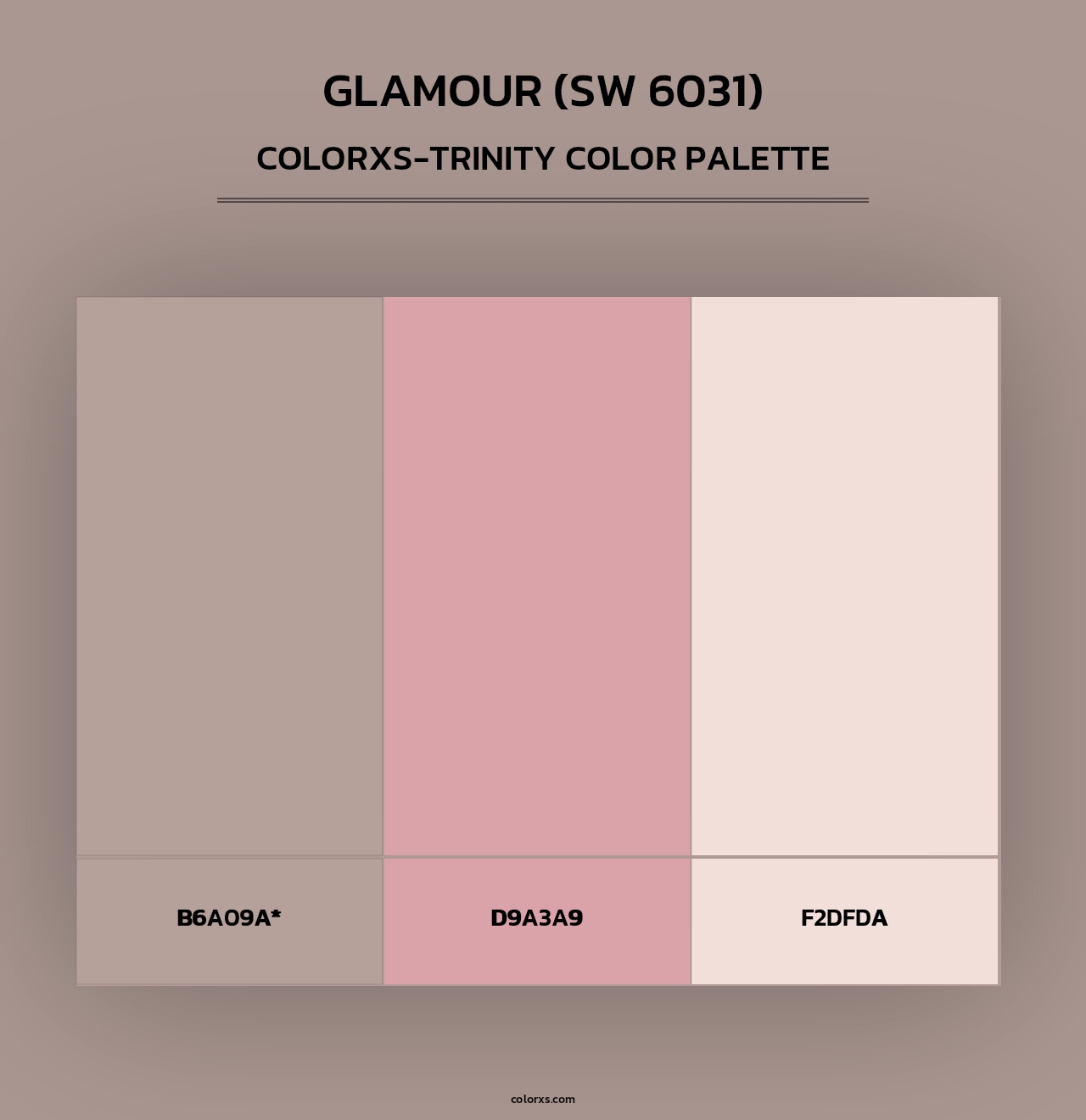 Glamour (SW 6031) - Colorxs Trinity Palette