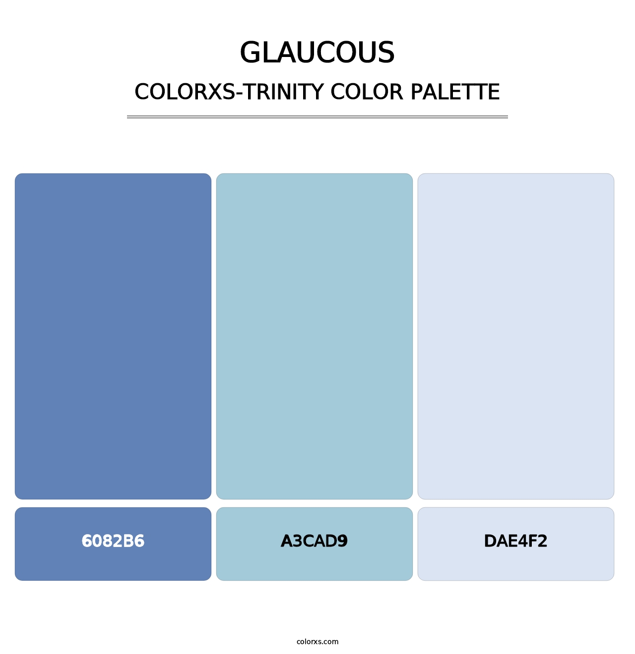 Glaucous - Colorxs Trinity Palette