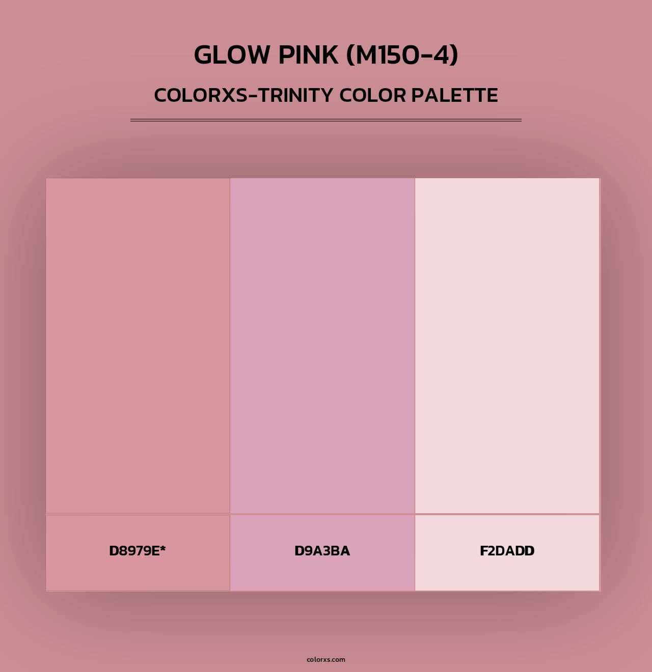 Glow Pink (M150-4) - Colorxs Trinity Palette