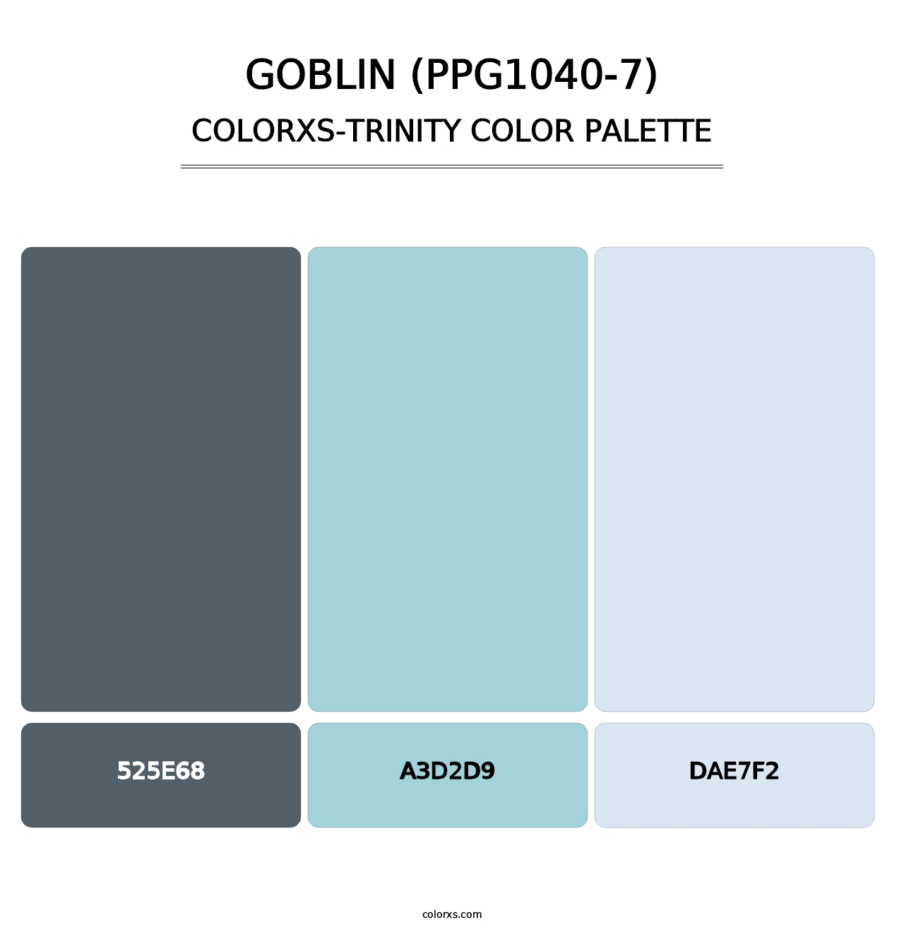 Goblin (PPG1040-7) - Colorxs Trinity Palette