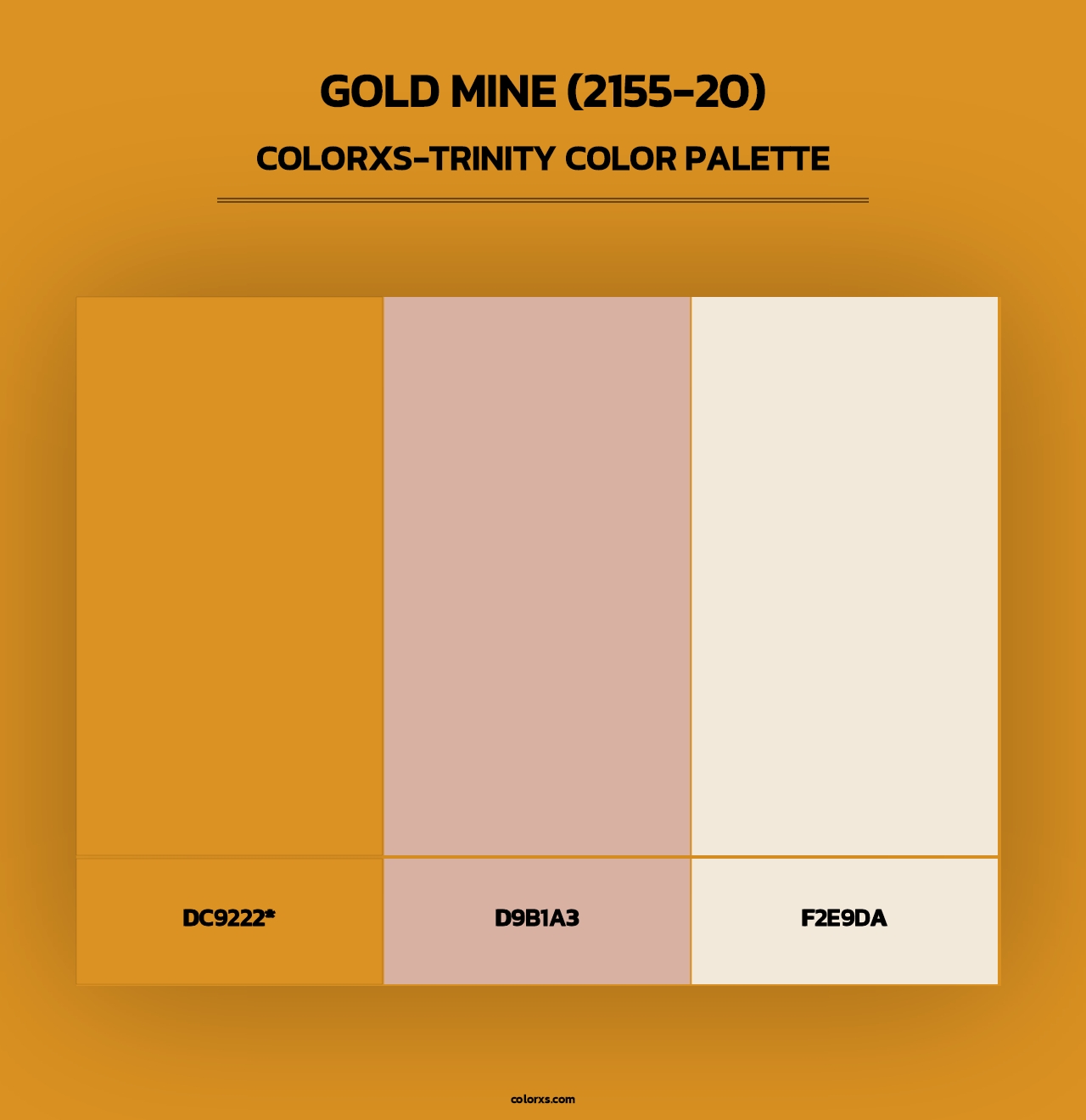 Gold Mine (2155-20) - Colorxs Trinity Palette