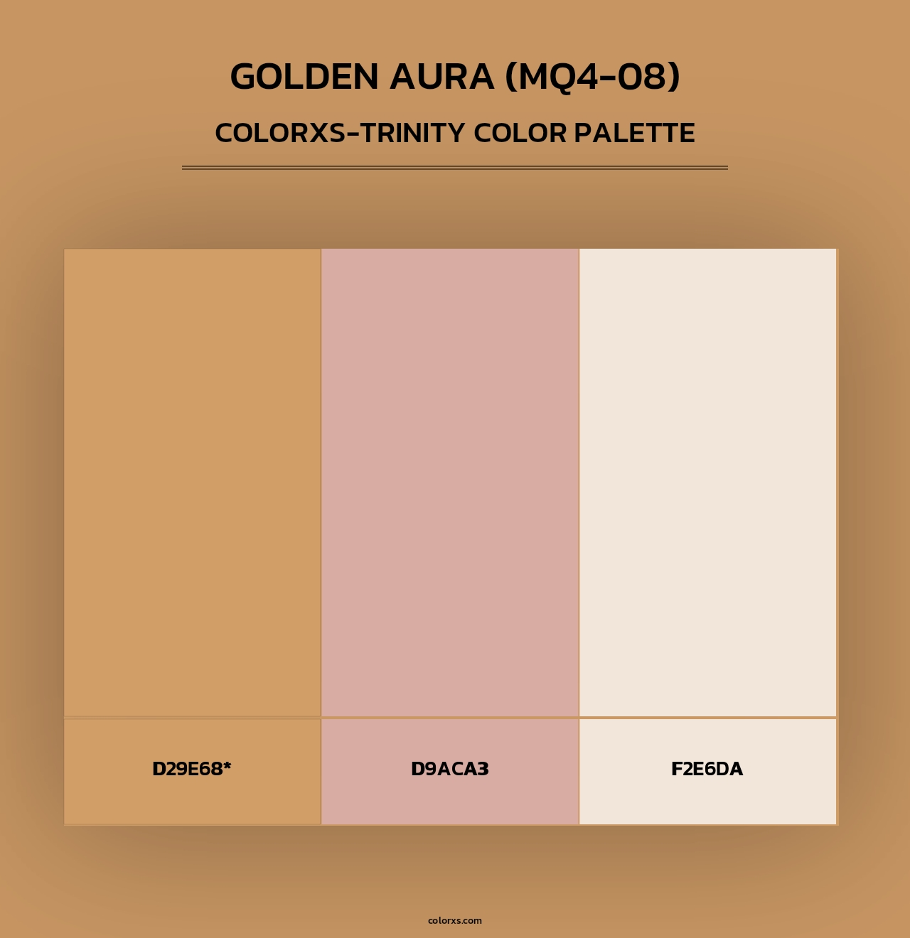Golden Aura (MQ4-08) - Colorxs Trinity Palette