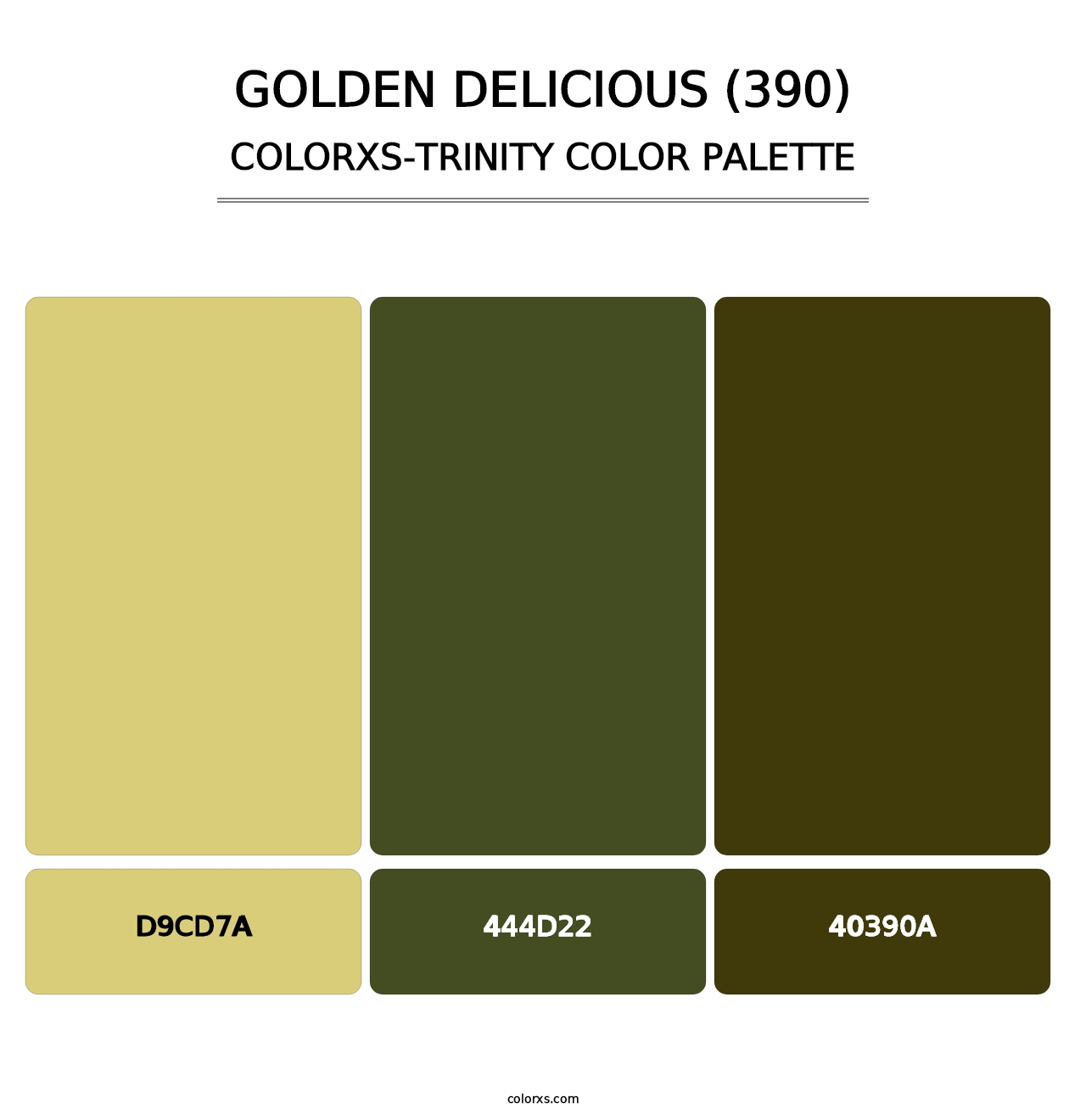 Golden Delicious (390) - Colorxs Trinity Palette