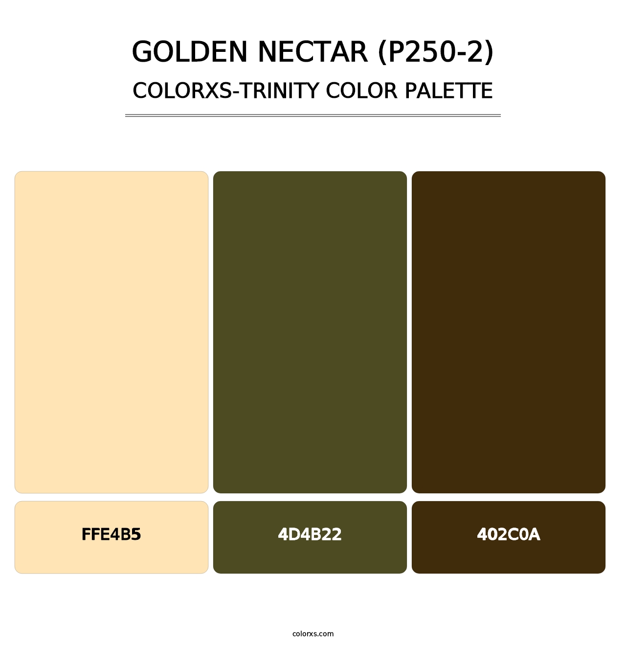 Golden Nectar (P250-2) - Colorxs Trinity Palette