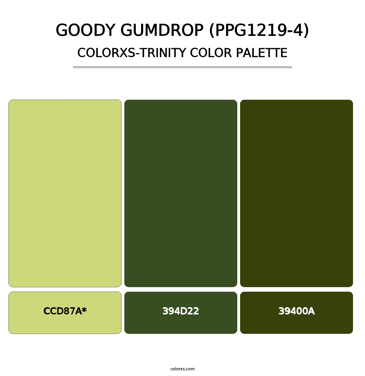 Goody Gumdrop (PPG1219-4) - Colorxs Trinity Palette