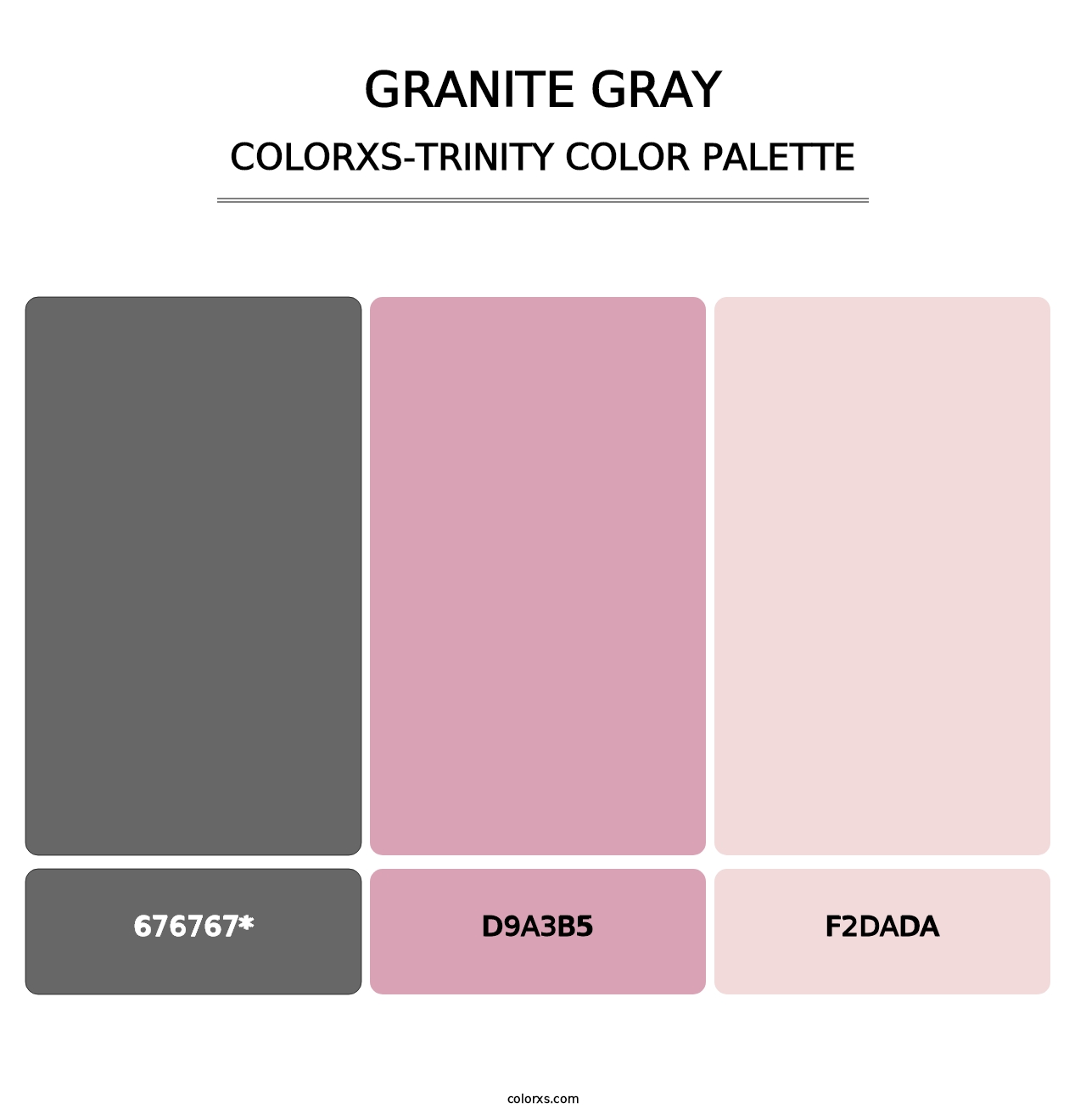 Granite Gray - Colorxs Trinity Palette