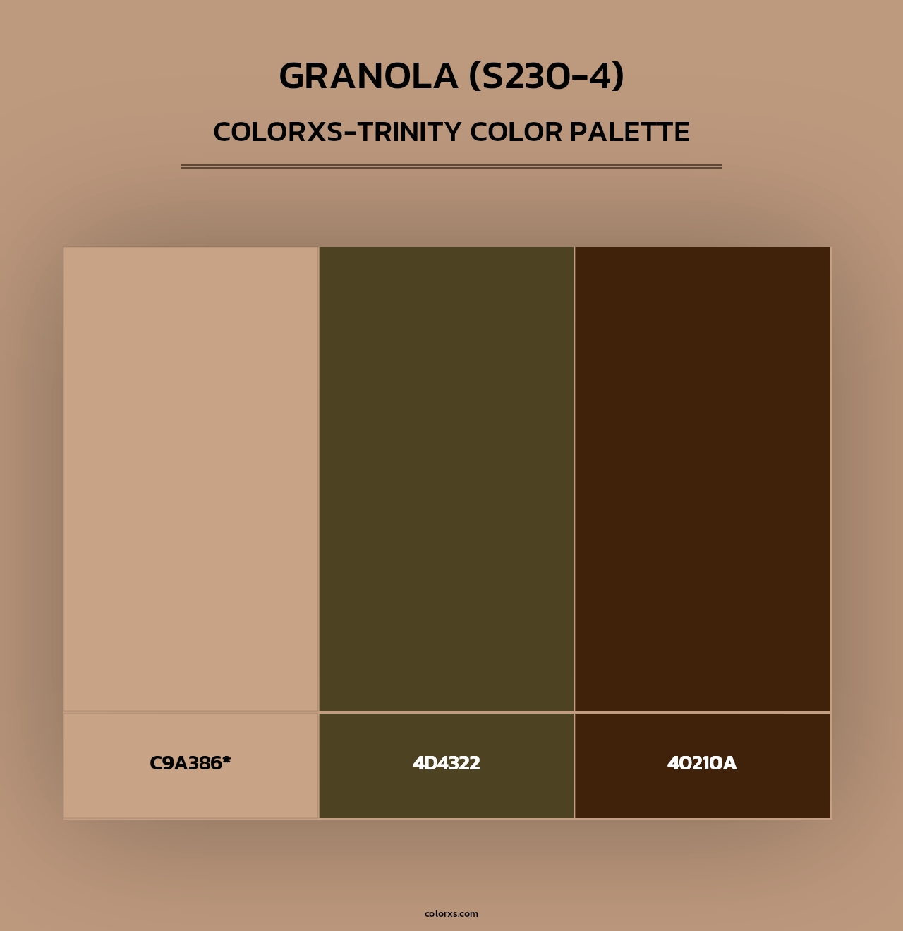 Granola (S230-4) - Colorxs Trinity Palette