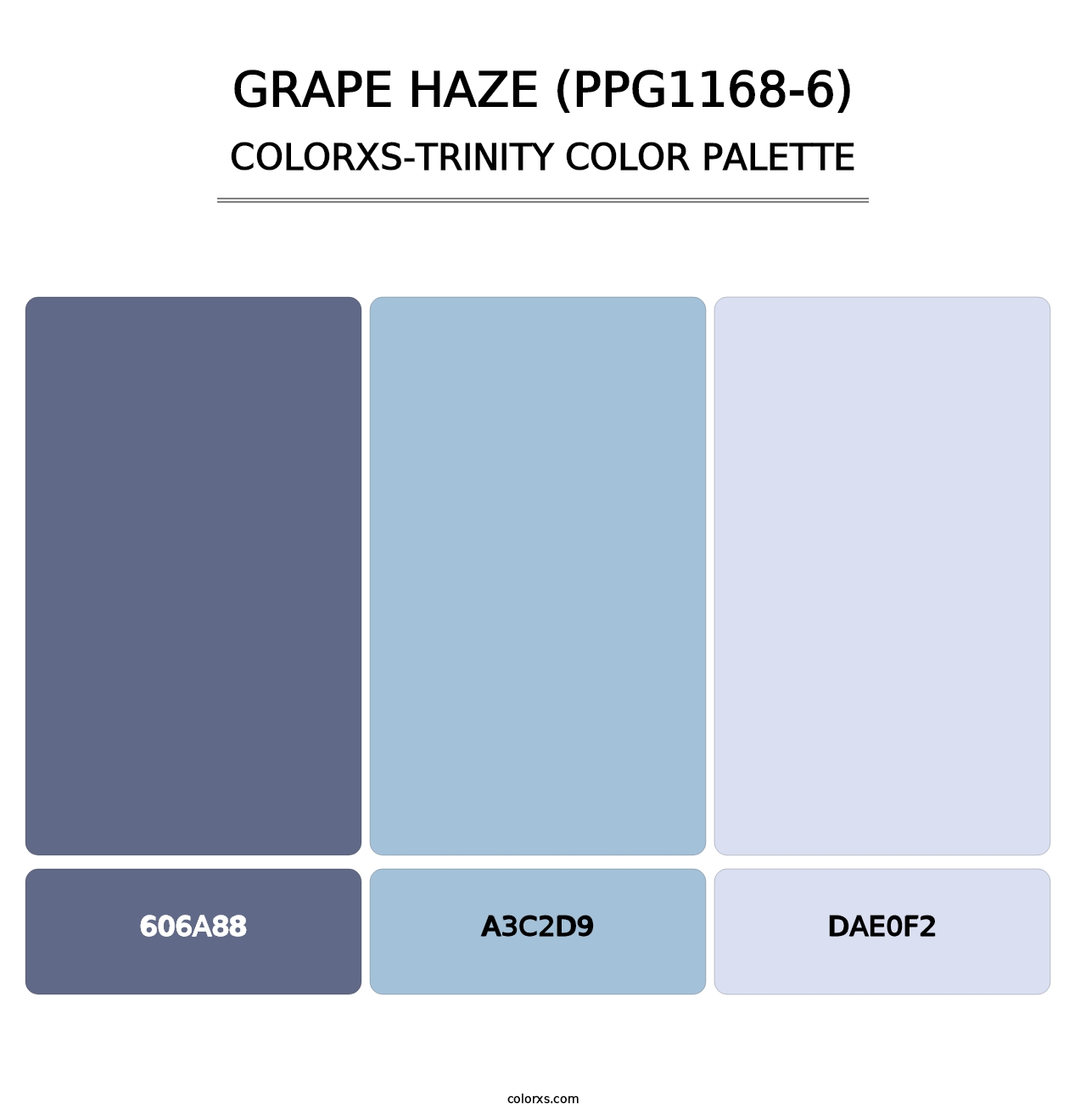 Grape Haze (PPG1168-6) - Colorxs Trinity Palette