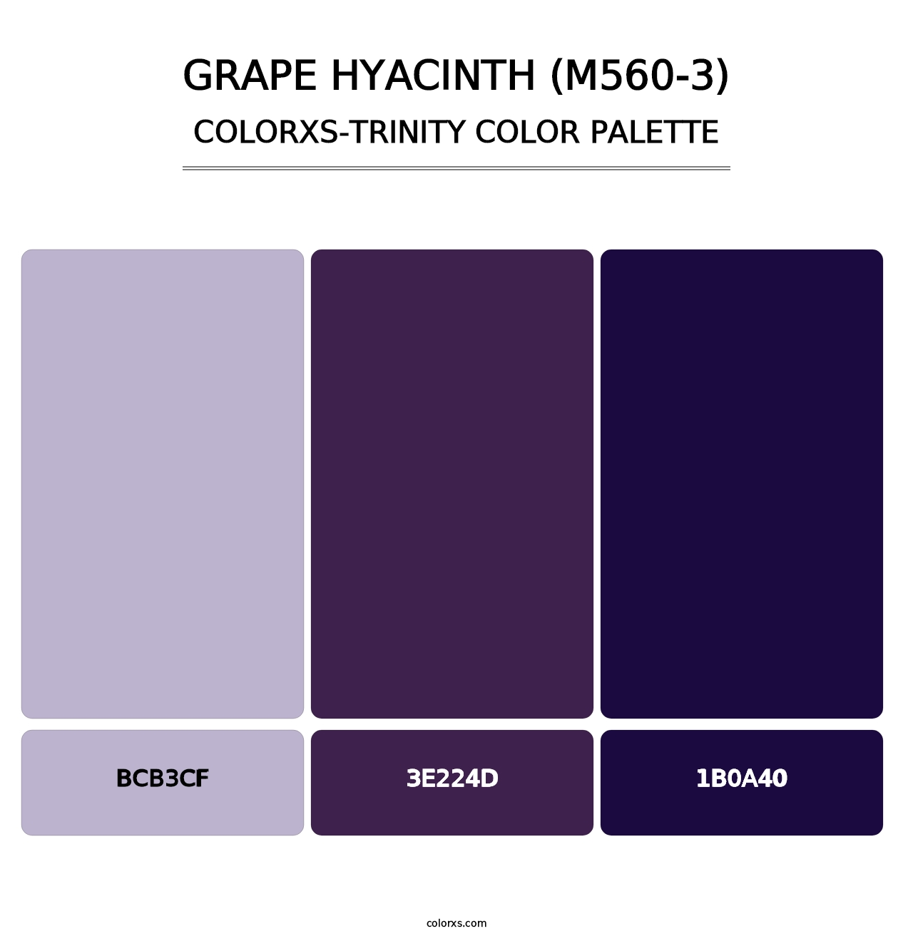Grape Hyacinth (M560-3) - Colorxs Trinity Palette