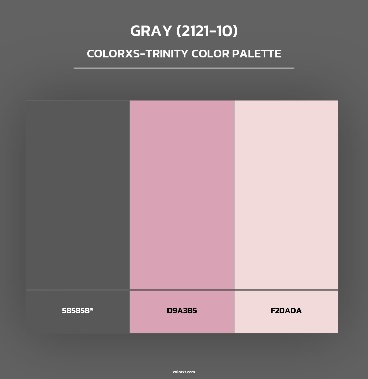 Gray (2121-10) - Colorxs Trinity Palette