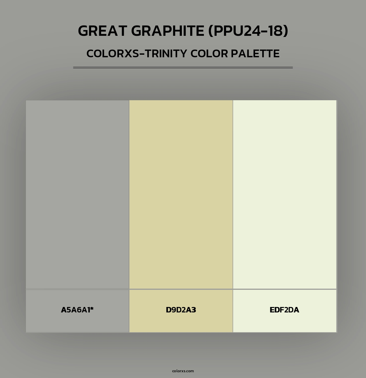 Great Graphite (PPU24-18) - Colorxs Trinity Palette