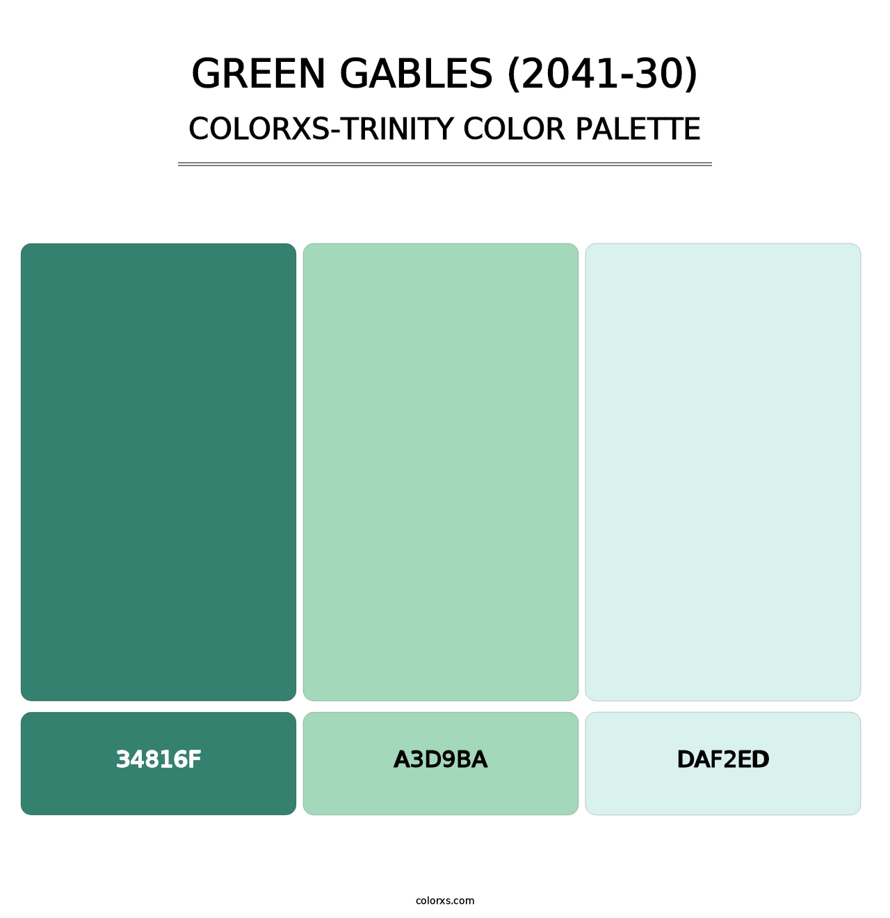 Green Gables (2041-30) - Colorxs Trinity Palette
