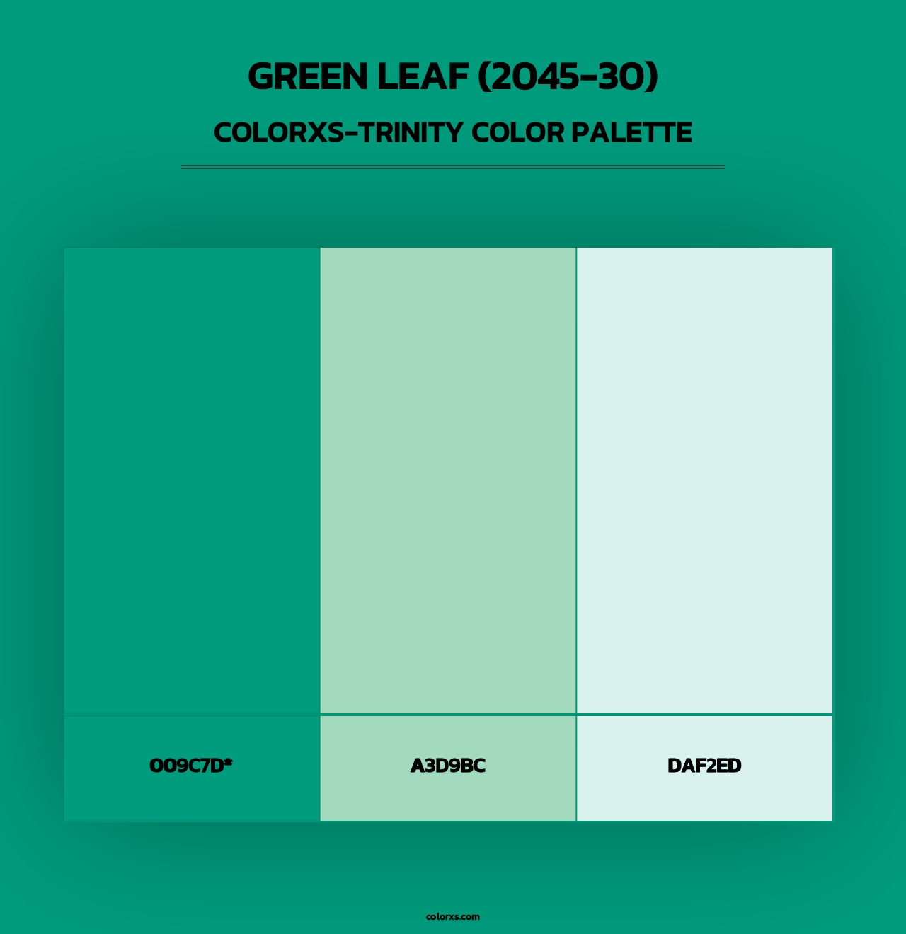 Green Leaf (2045-30) - Colorxs Trinity Palette