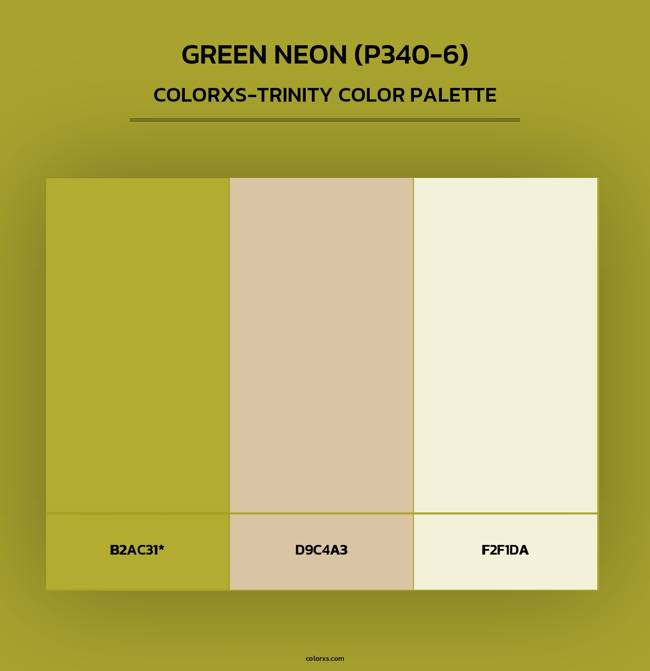 Green Neon (P340-6) - Colorxs Trinity Palette