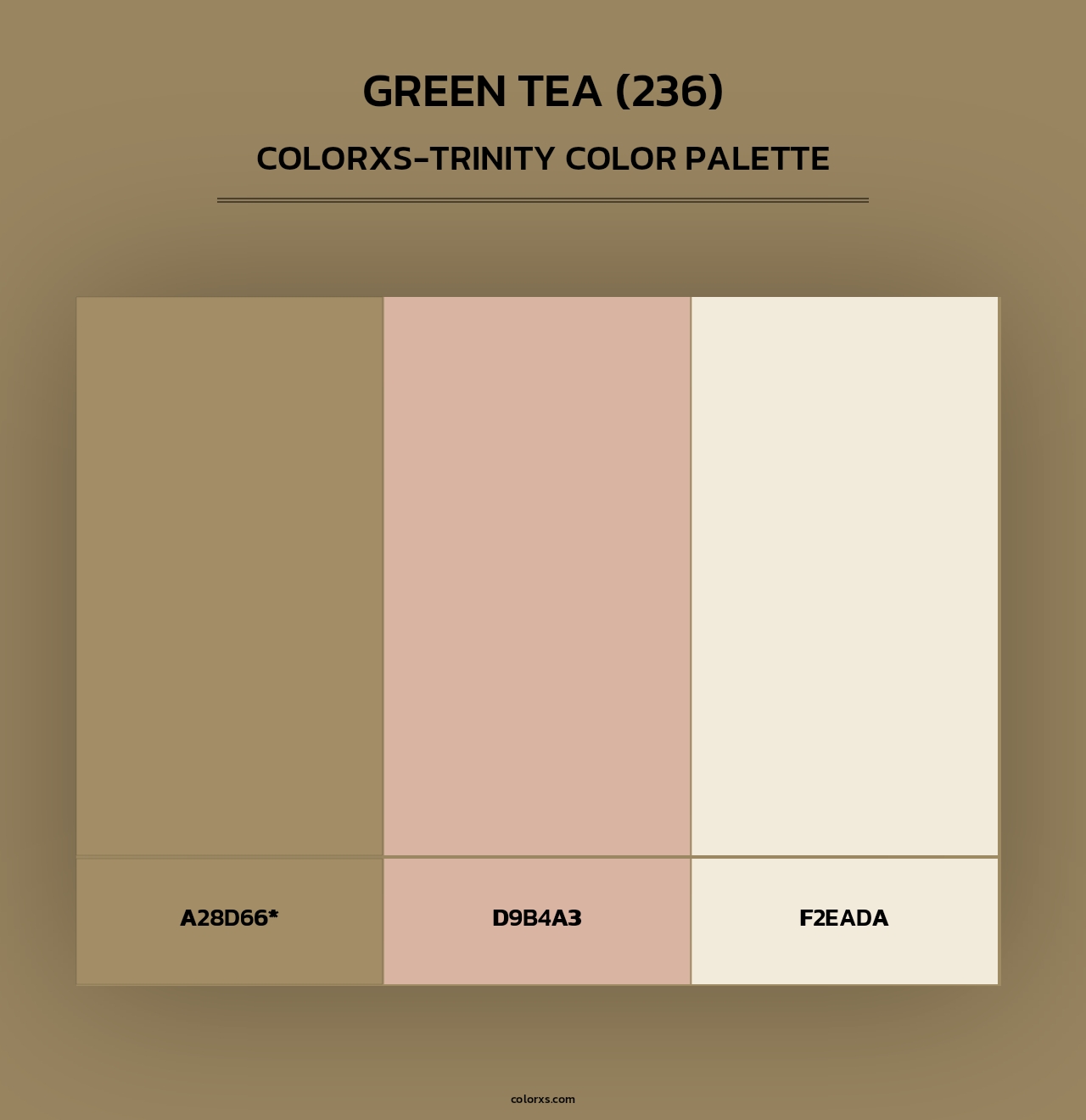 Green Tea (236) - Colorxs Trinity Palette