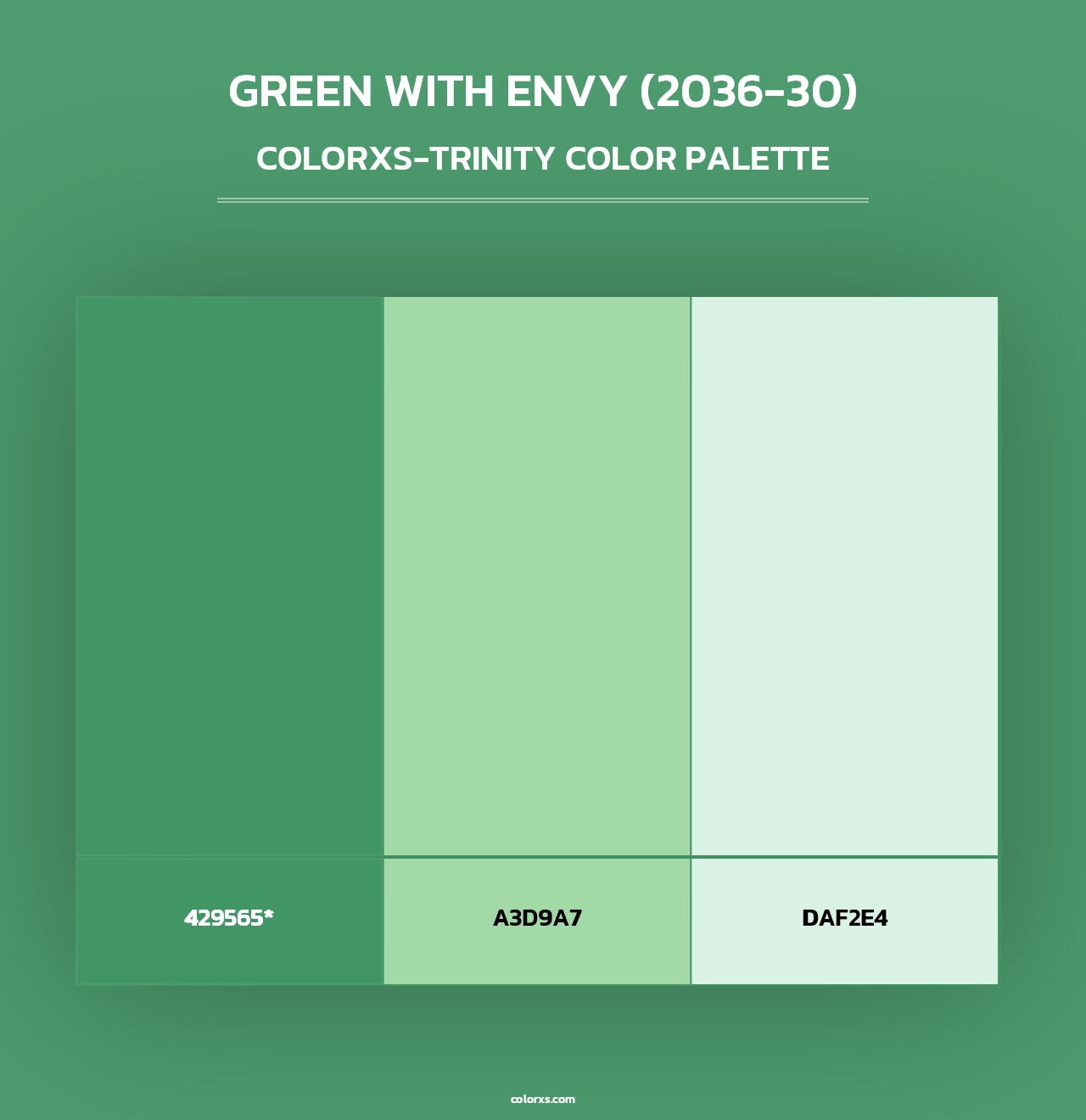 Green with Envy (2036-30) - Colorxs Trinity Palette