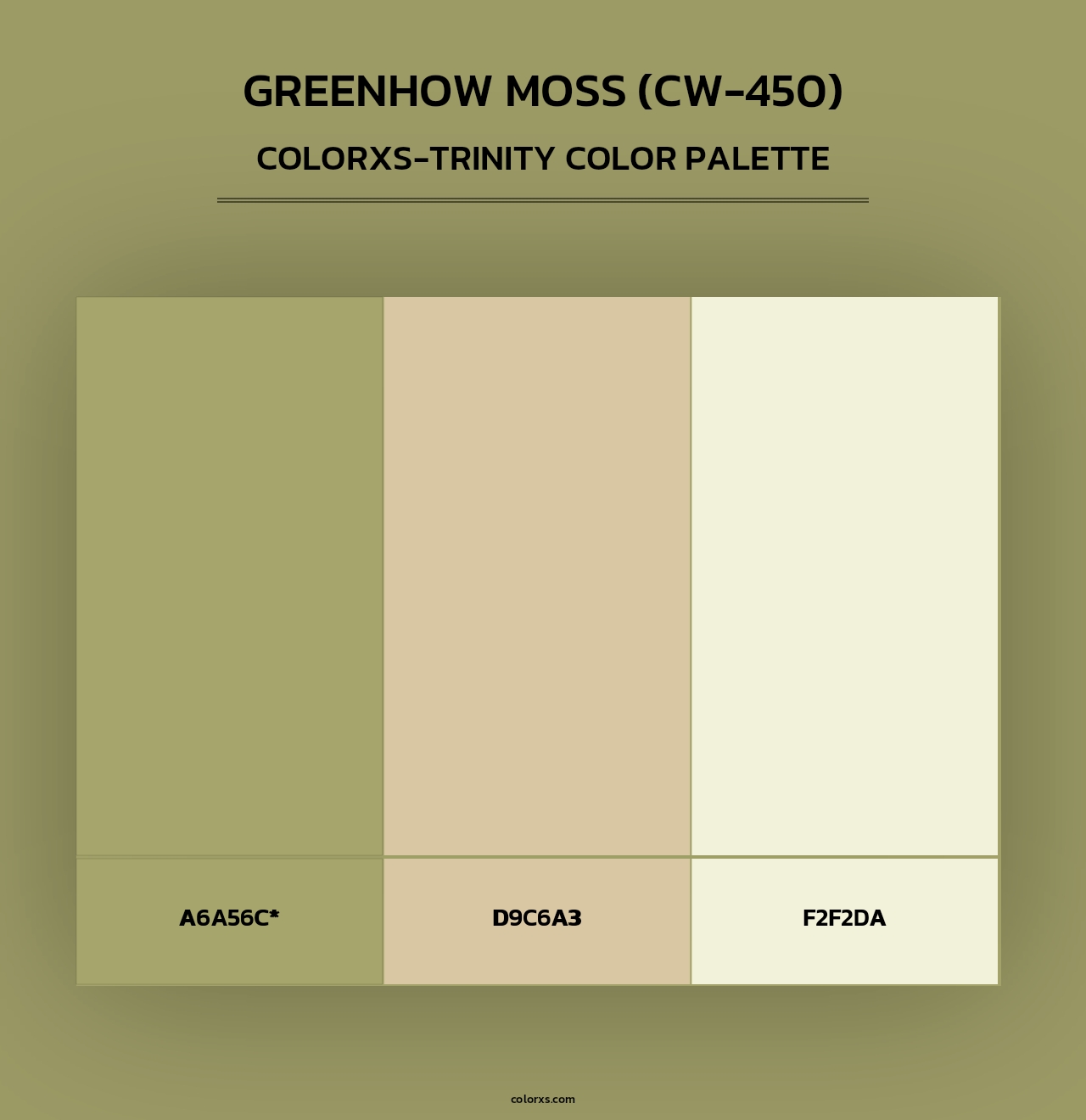 Greenhow Moss (CW-450) - Colorxs Trinity Palette