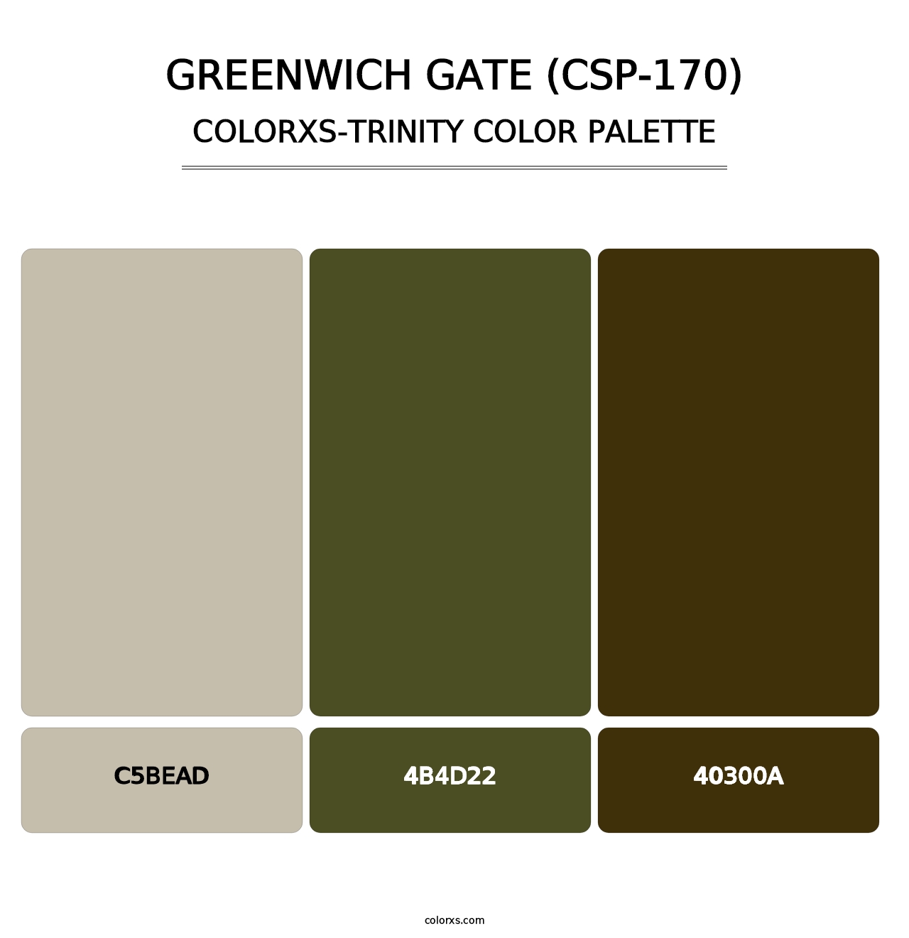 Greenwich Gate (CSP-170) - Colorxs Trinity Palette