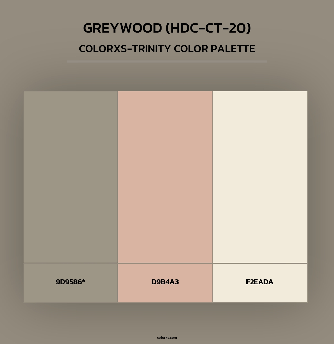 Greywood (HDC-CT-20) - Colorxs Trinity Palette