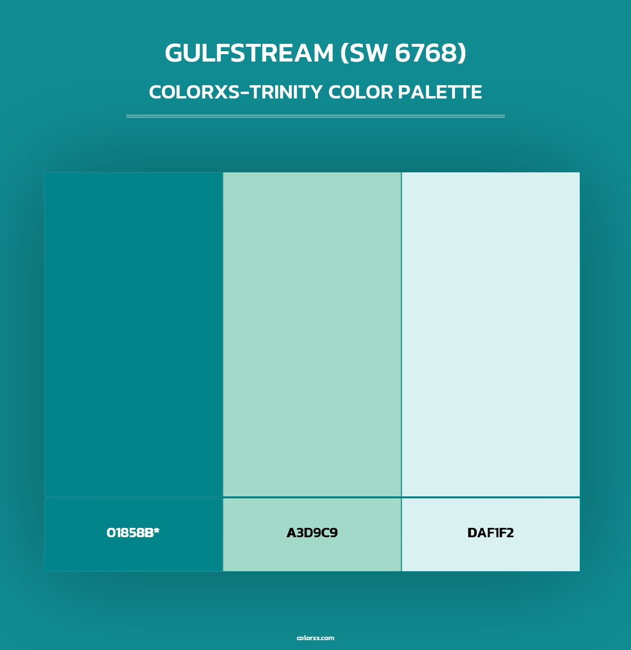 Gulfstream (SW 6768) - Colorxs Trinity Palette